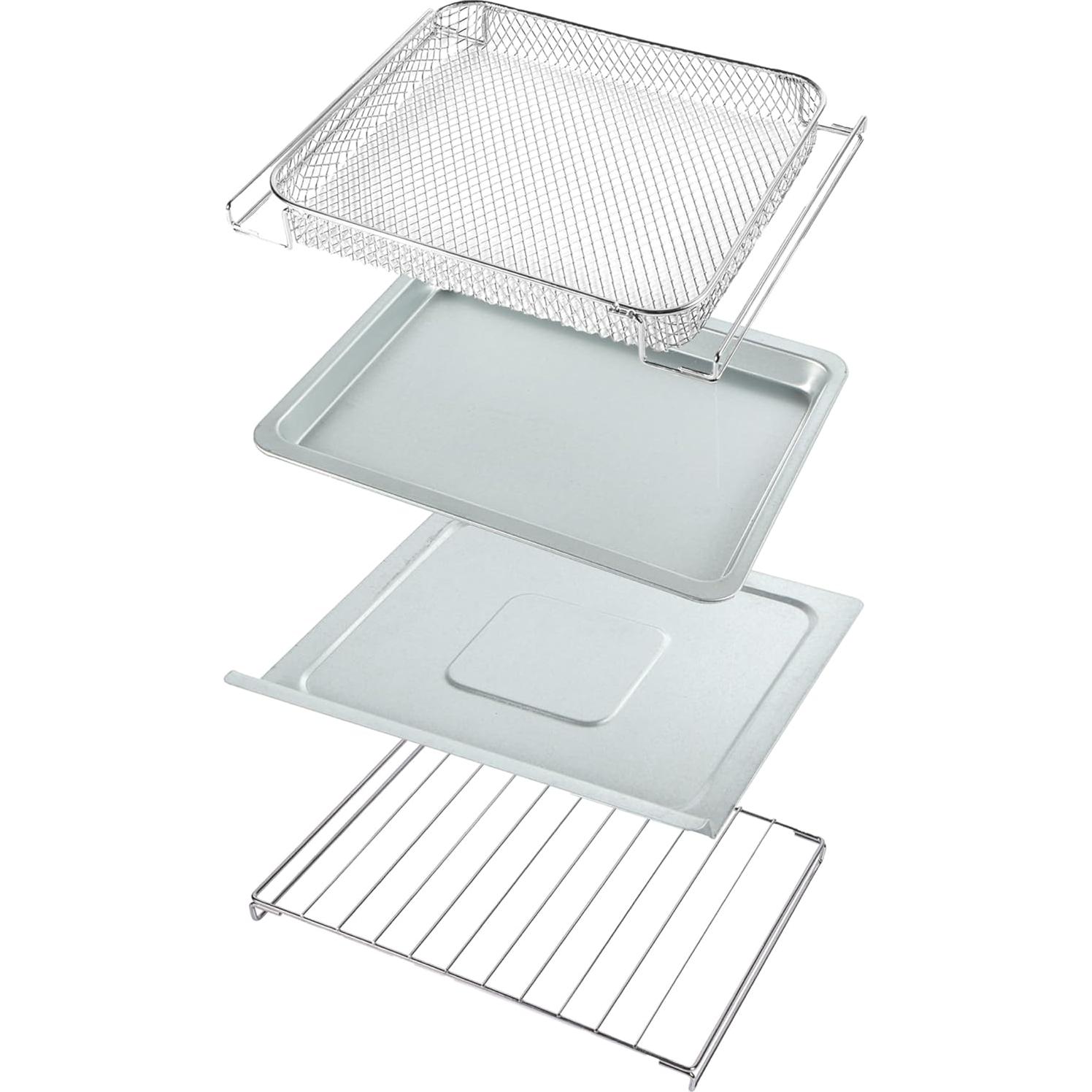 Kalorik 22 Quart Digital Air Fryer Toaster Oven, Stainless Steel (AFO 52352 SS)