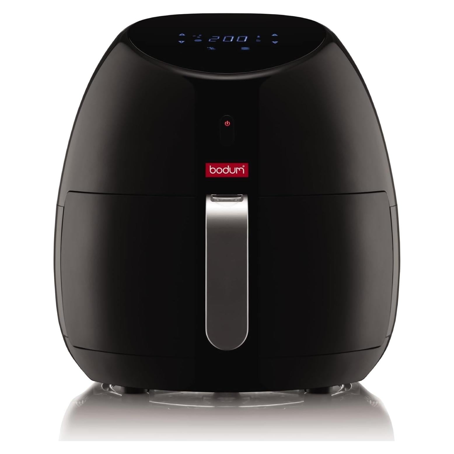 Bodum Melior Air Fryer with Digital Control Panel and 8 Presets, 169 Ounce, Black