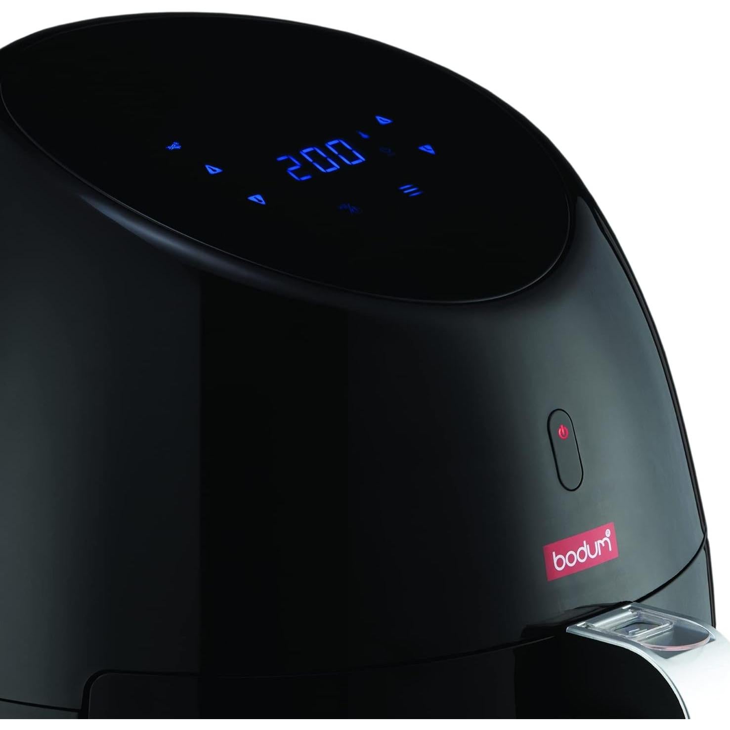 Bodum Melior Air Fryer with Digital Control Panel and 8 Presets, 169 Ounce, Black