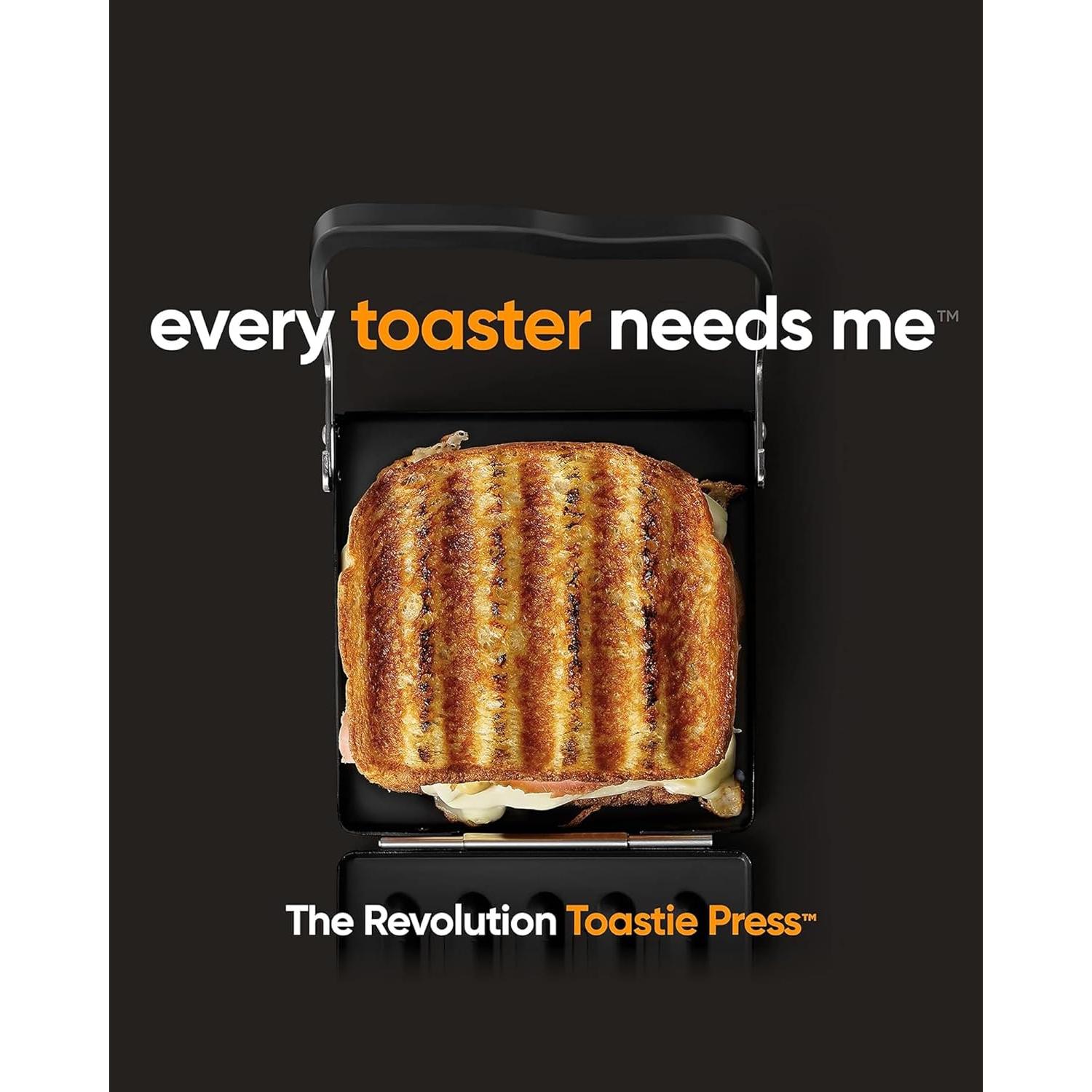 Prensa Sandwich Revolution para Tostador 1500W Negra