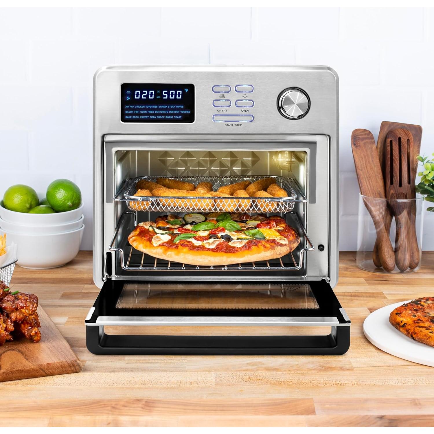 Horno de Aire Digital Kalorik MAXX 16 Cuartos Acero Inoxidable