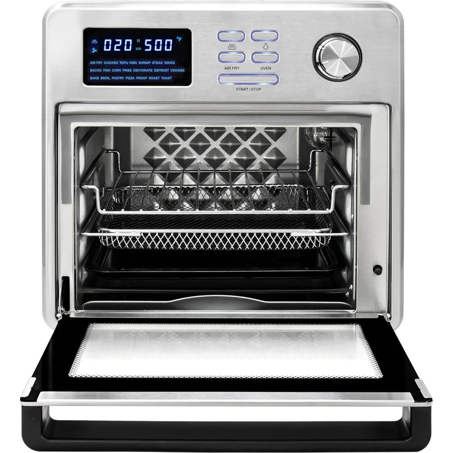 Horno de Aire Digital Kalorik MAXX 16 Cuartos Acero Inoxidable