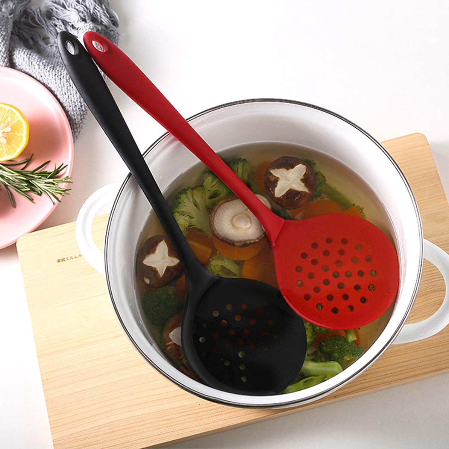 Juego de Cucharas de Silicona W WBLD 32.5x10cm Antiadherente