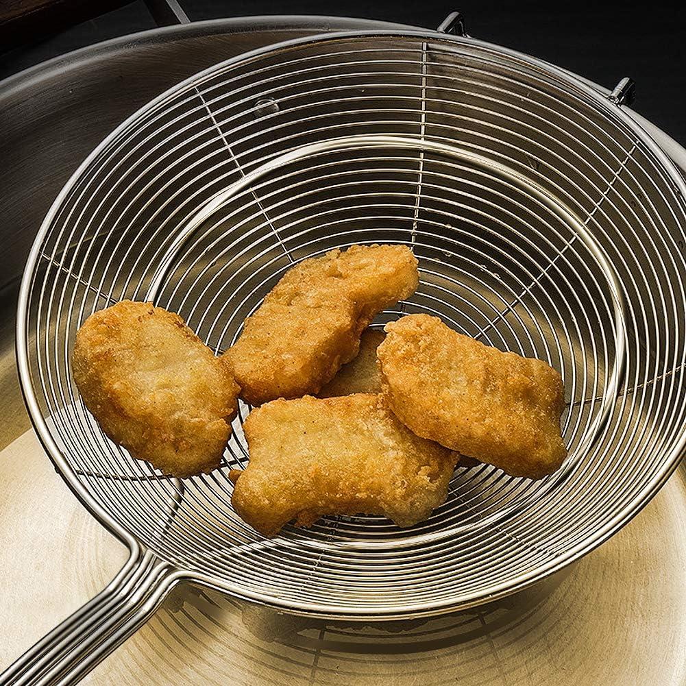 Colador Araña YFWOOD 20 cm Acero Inoxidable Doble Bobina