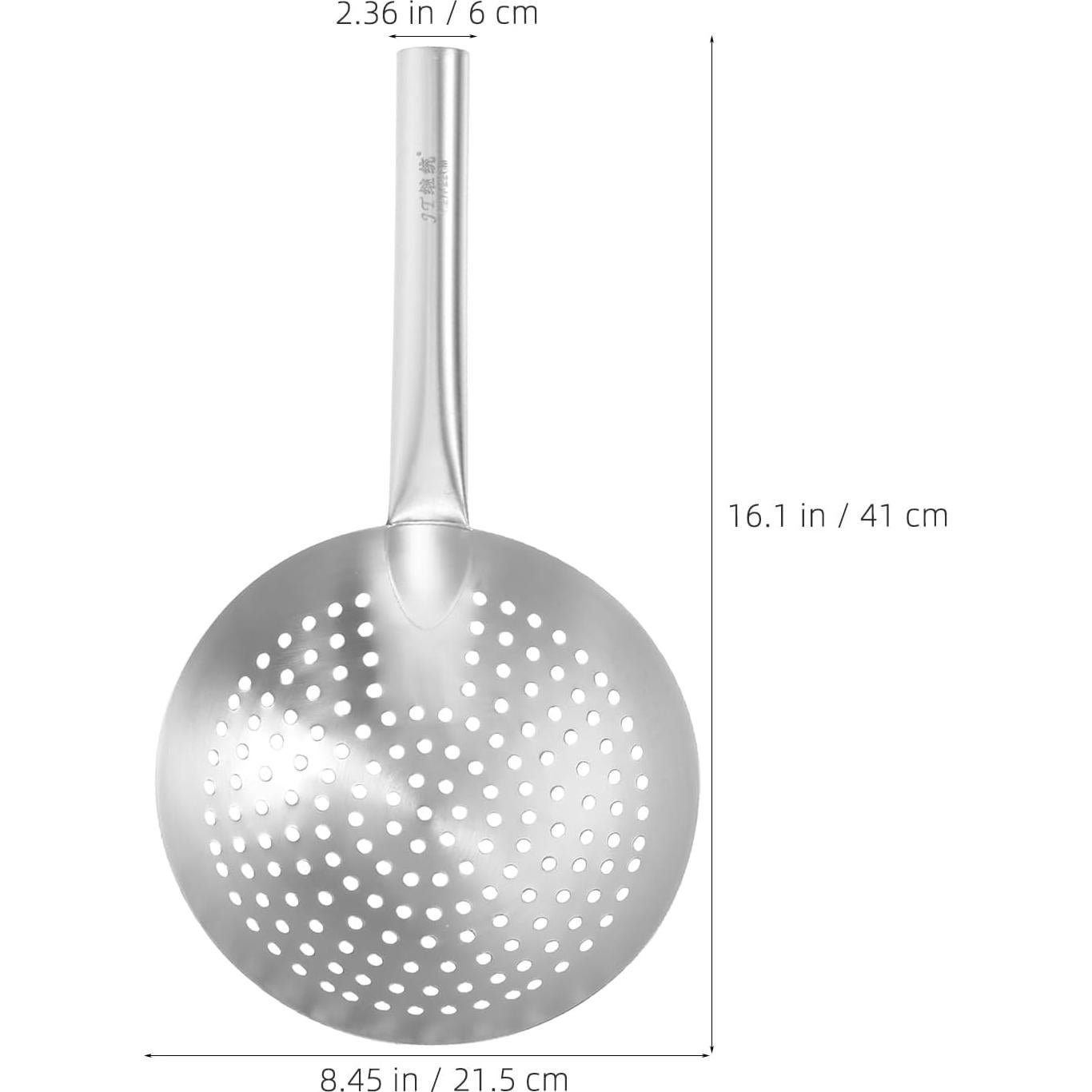 Cucharón colador ranurado YARDWE acero inoxidable 22 cm