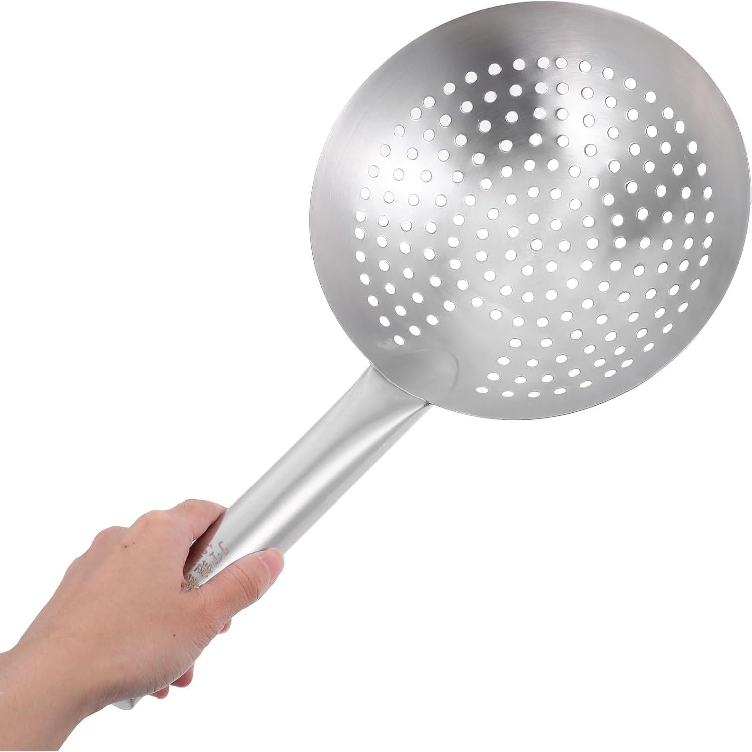 Cucharón colador ranurado YARDWE acero inoxidable 22 cm