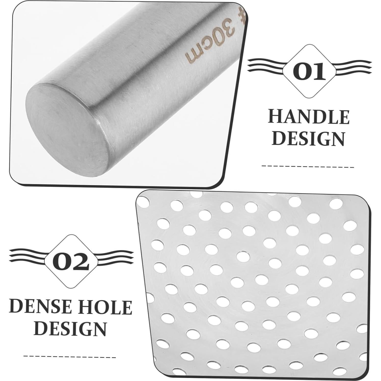 Cernidor Redondo de Acero Inoxidable Cabilock 30cm