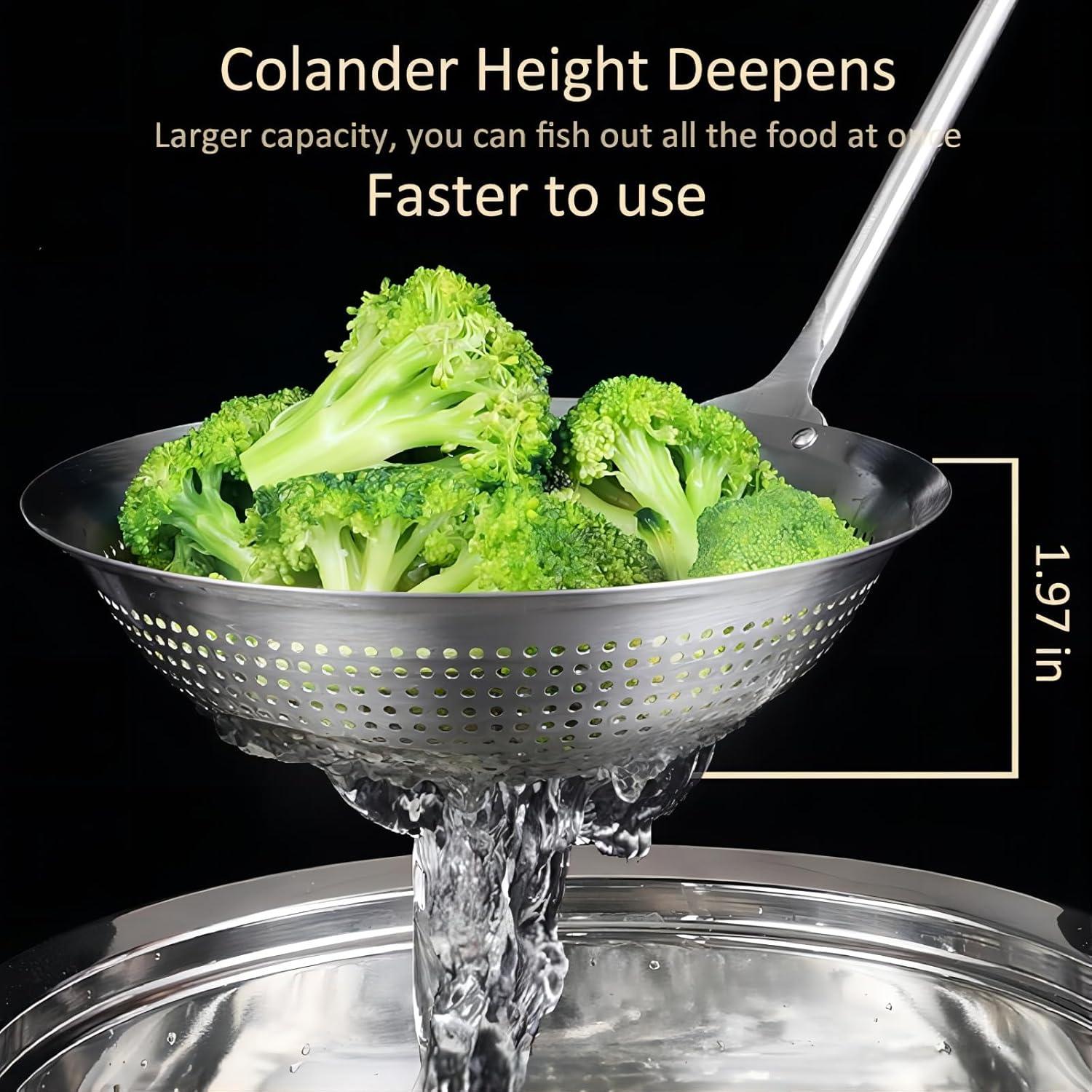 Cucharón Ranurado Grande GREATLINK Acero Inoxidable 304