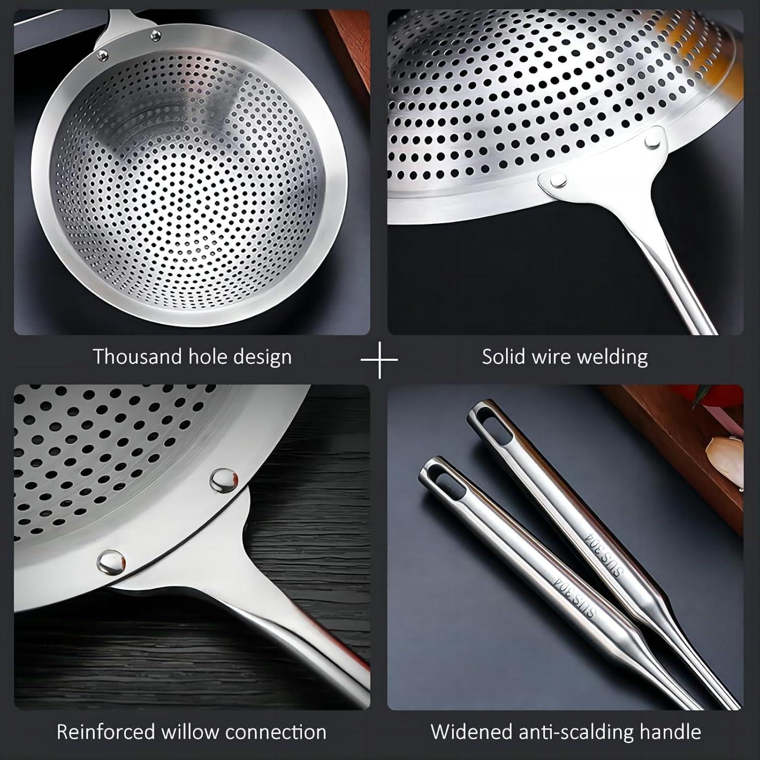 Cucharón Ranurado Grande GREATLINK Acero Inoxidable 304