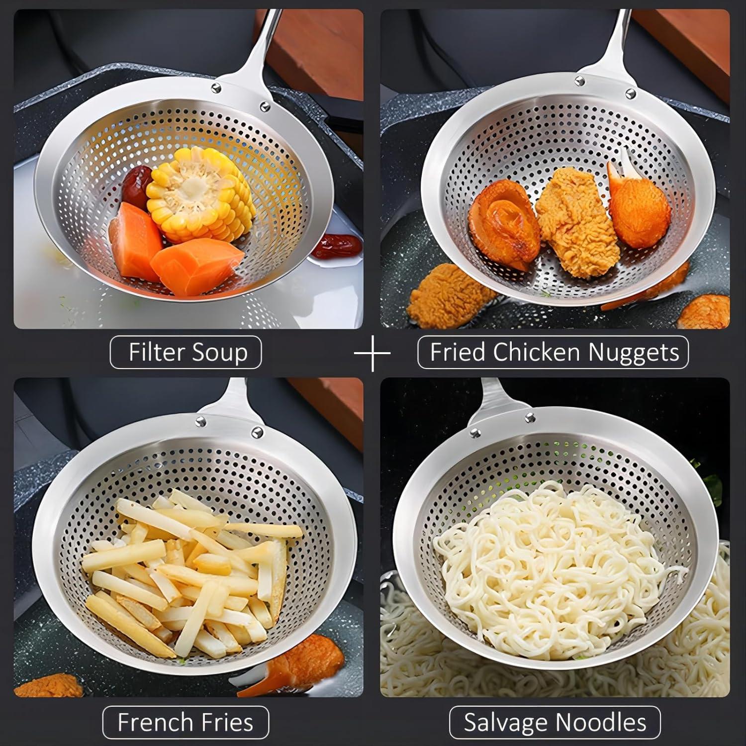 Cucharón Ranurado Grande GREATLINK Acero Inoxidable 304