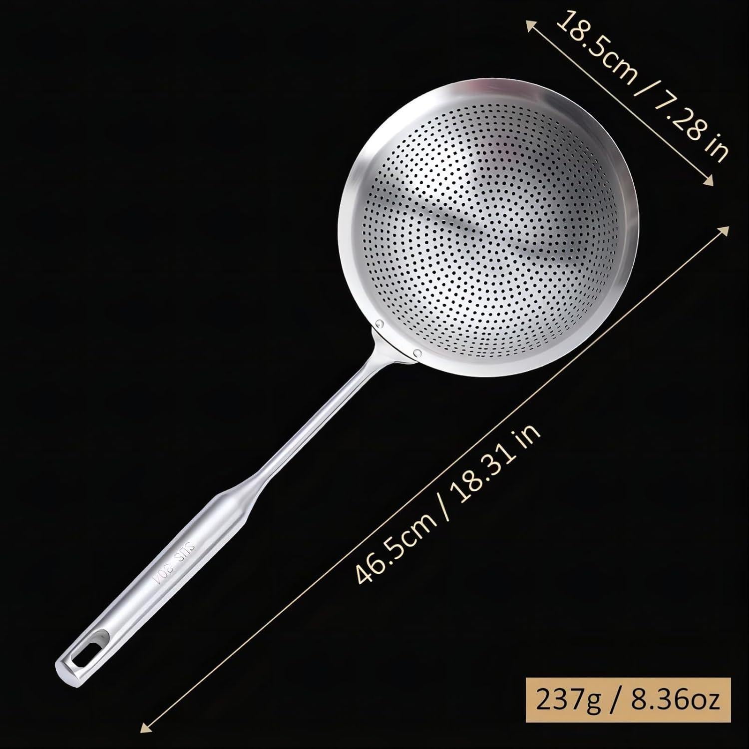 Cucharón Ranurado Grande GREATLINK Acero Inoxidable 304