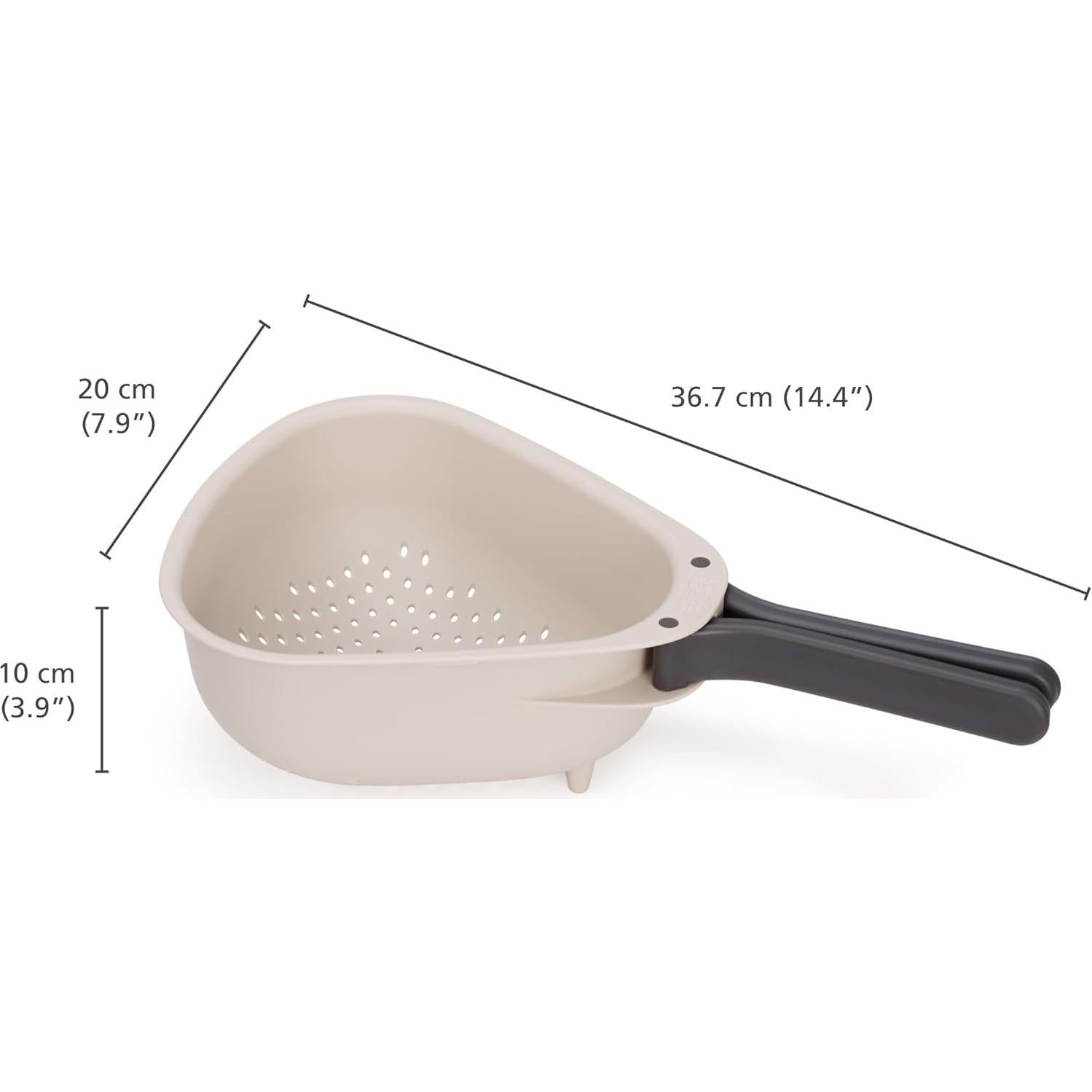 Colador Compacto Joseph Joseph Droplet Blanco 36.83x10.16cm