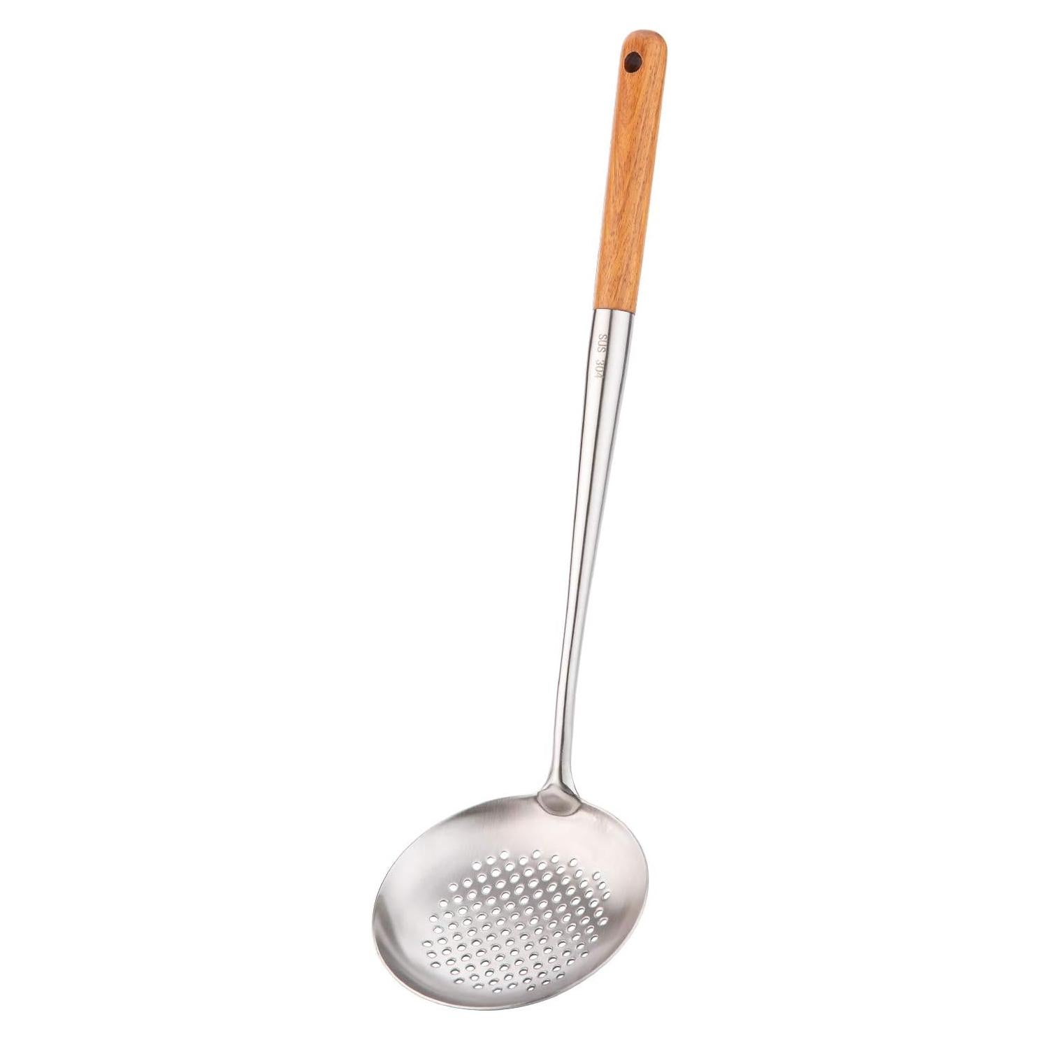 Cucharón colador ranurado FJNATINH acero inoxidable 304