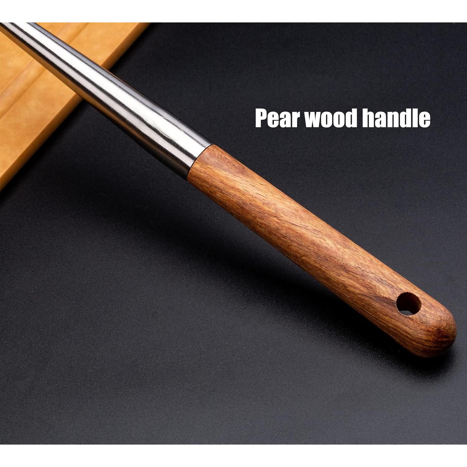 Cucharón colador ranurado FJNATINH acero inoxidable 304