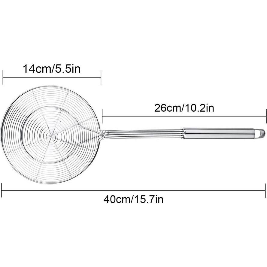 Colador Araña Skimmer Swify Acero Inoxidable 14 cm
