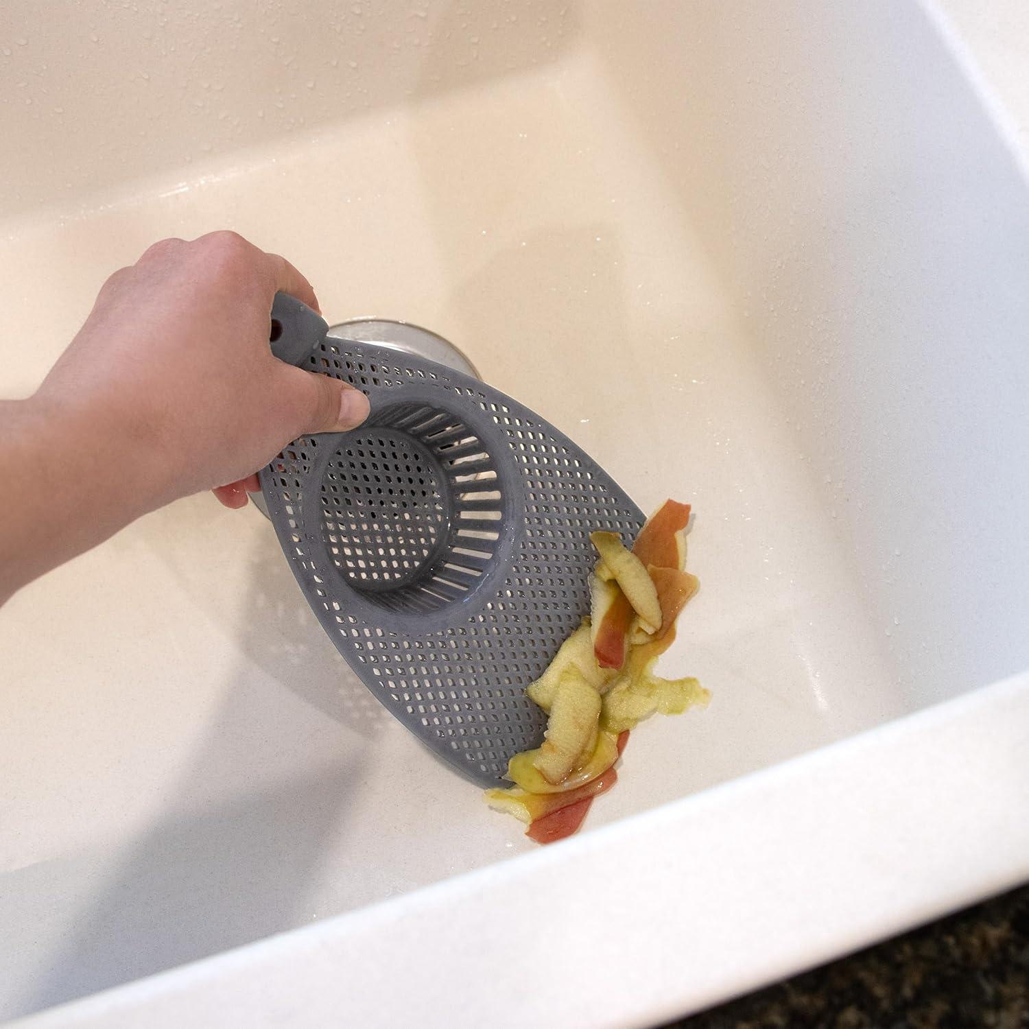 Colador de Fregadero EZ Scoop Handy Gourmet, Libre BPA