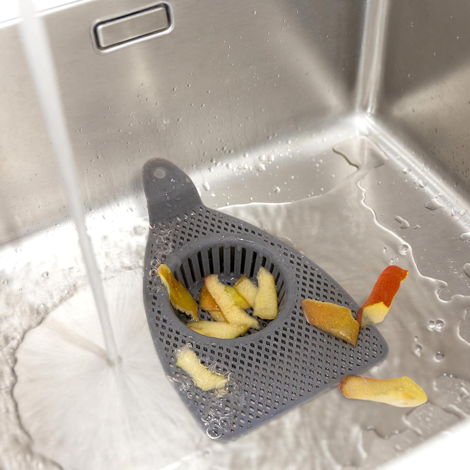 Colador de Fregadero EZ Scoop Handy Gourmet, Libre BPA