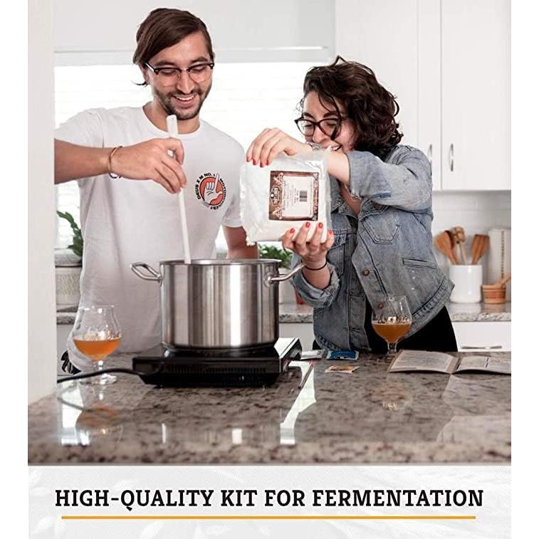 Fermentador de Vidrio Craft A Brew 3.79L con Accesorios