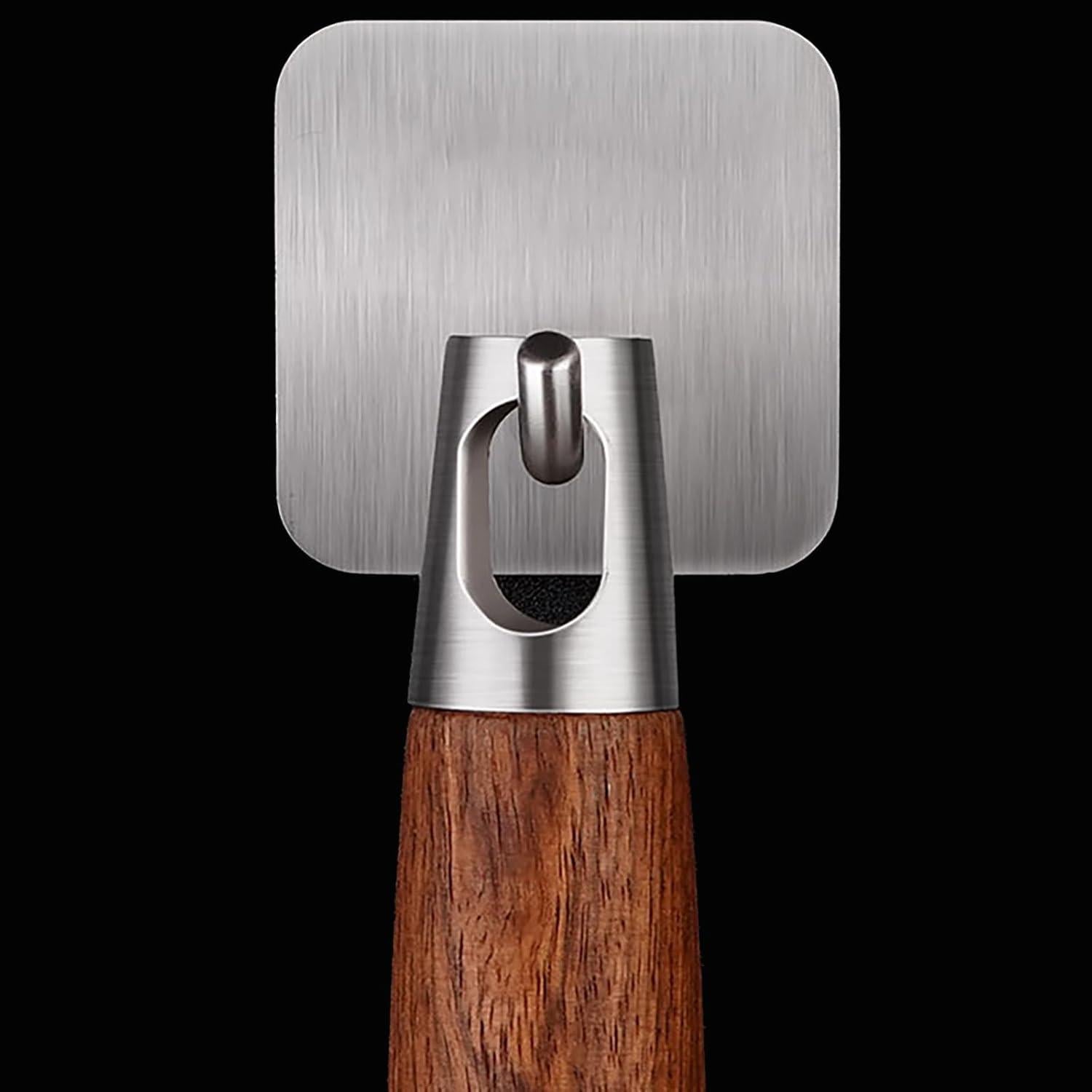 Cuchara Coladora Araña Zmeni Acero Inoxidable Mango Madera