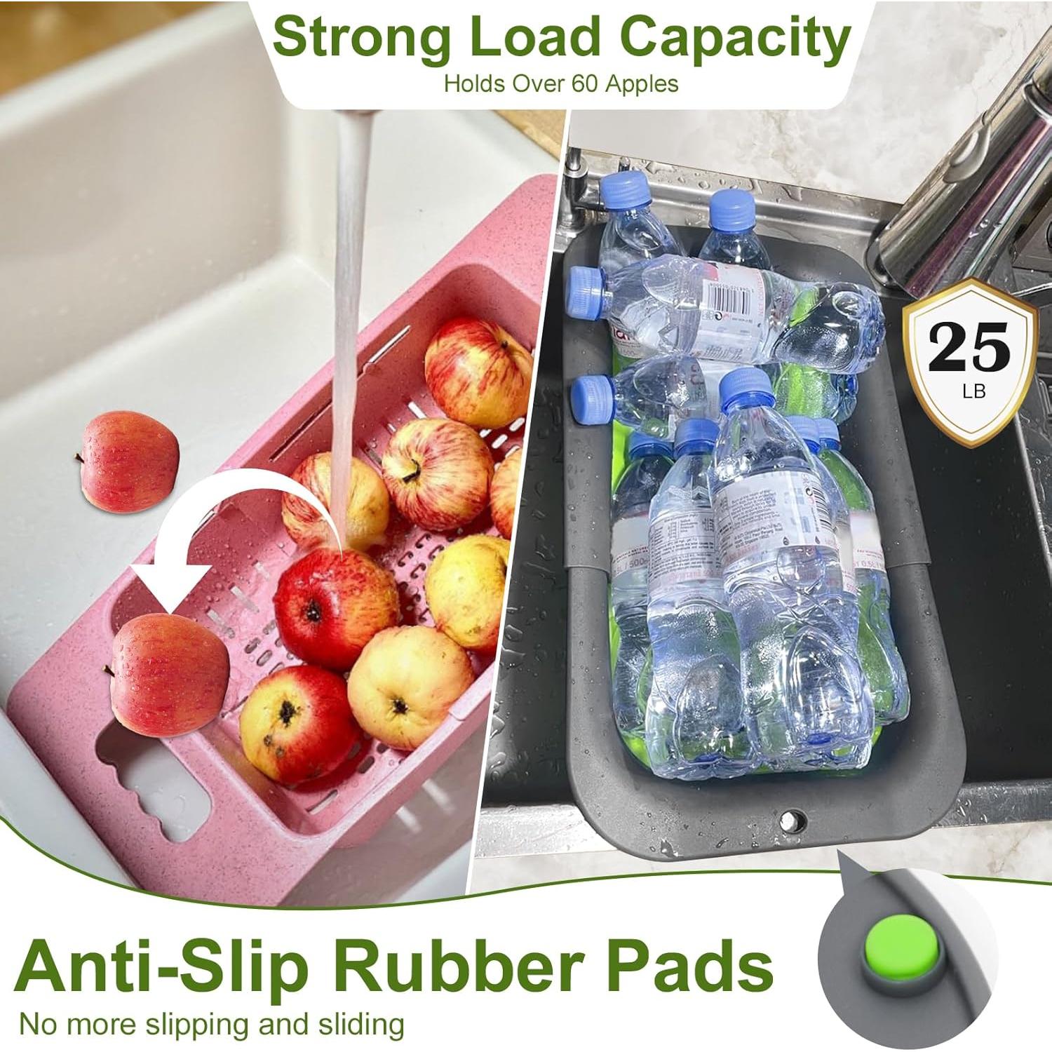 Colador Plegable ROTTOGOON 7Qt Ajustable Verde