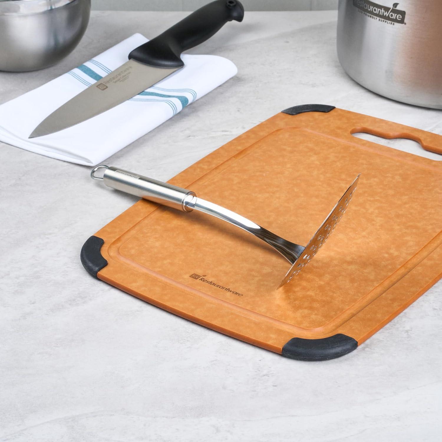 Cuchara de escurrir acero inoxidable Restaurantware 30,73 cm