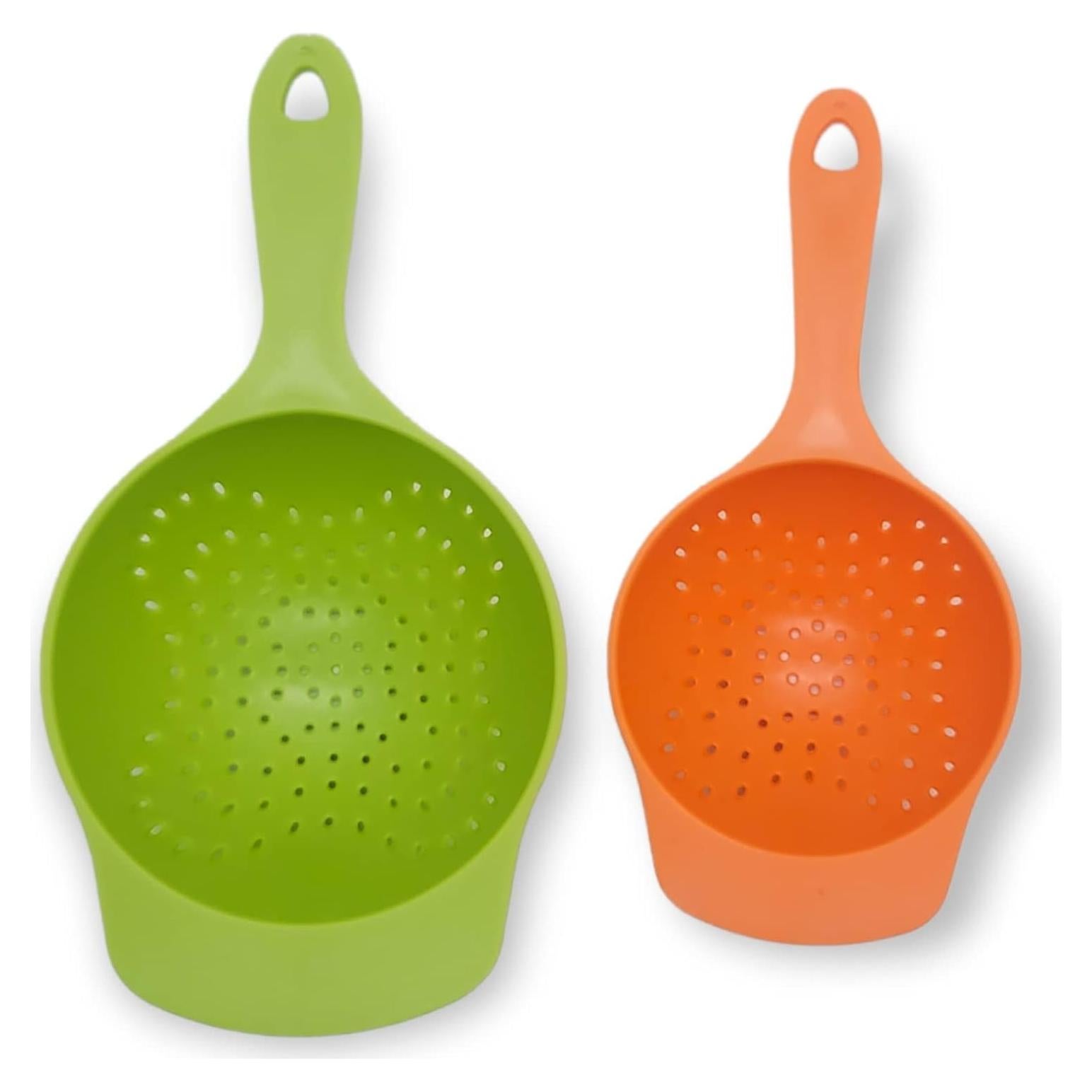 Juego de 2 coladores mini Handy Housewares - Plástico duradero