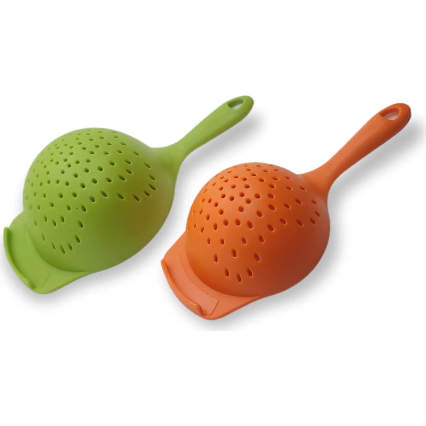 Juego de 2 coladores mini Handy Housewares - Plástico duradero
