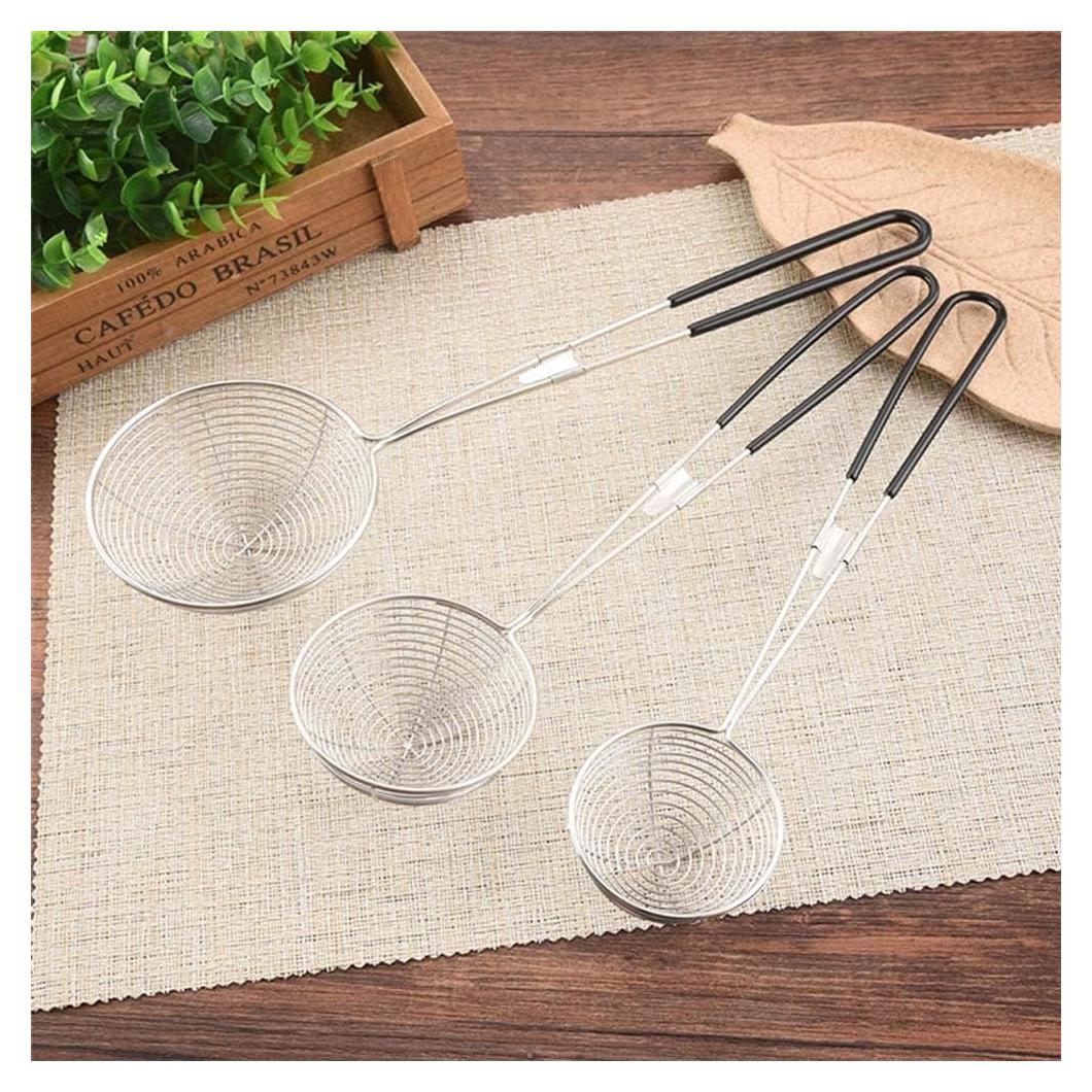 Juego de coladores de acero inoxidable Vctitil 3 piezas