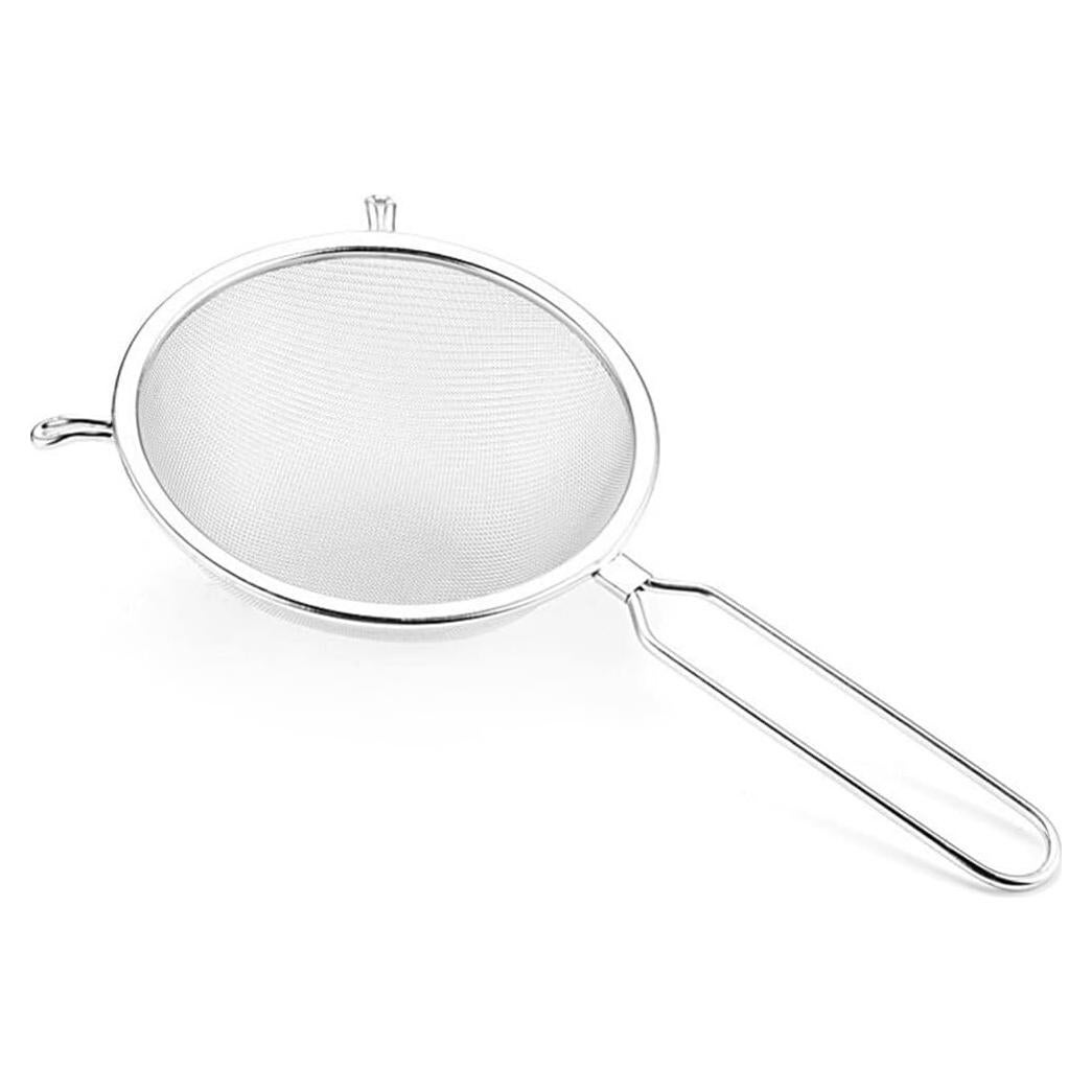 Cucharón colador de acero inoxidable Luxshiny 37 cm ergonómico