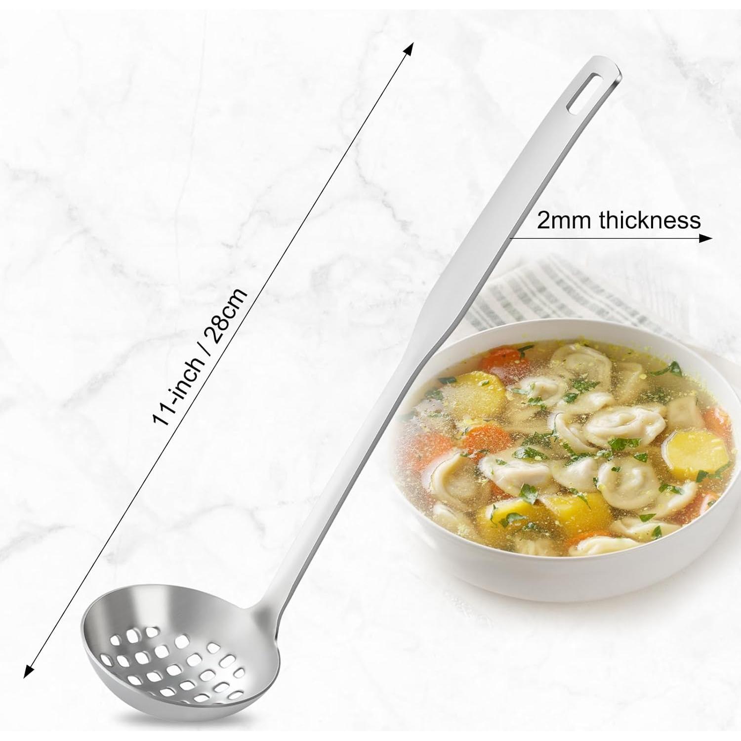 Cuchara Ranurada Acero Inoxidable Pleafind 30,48 cm