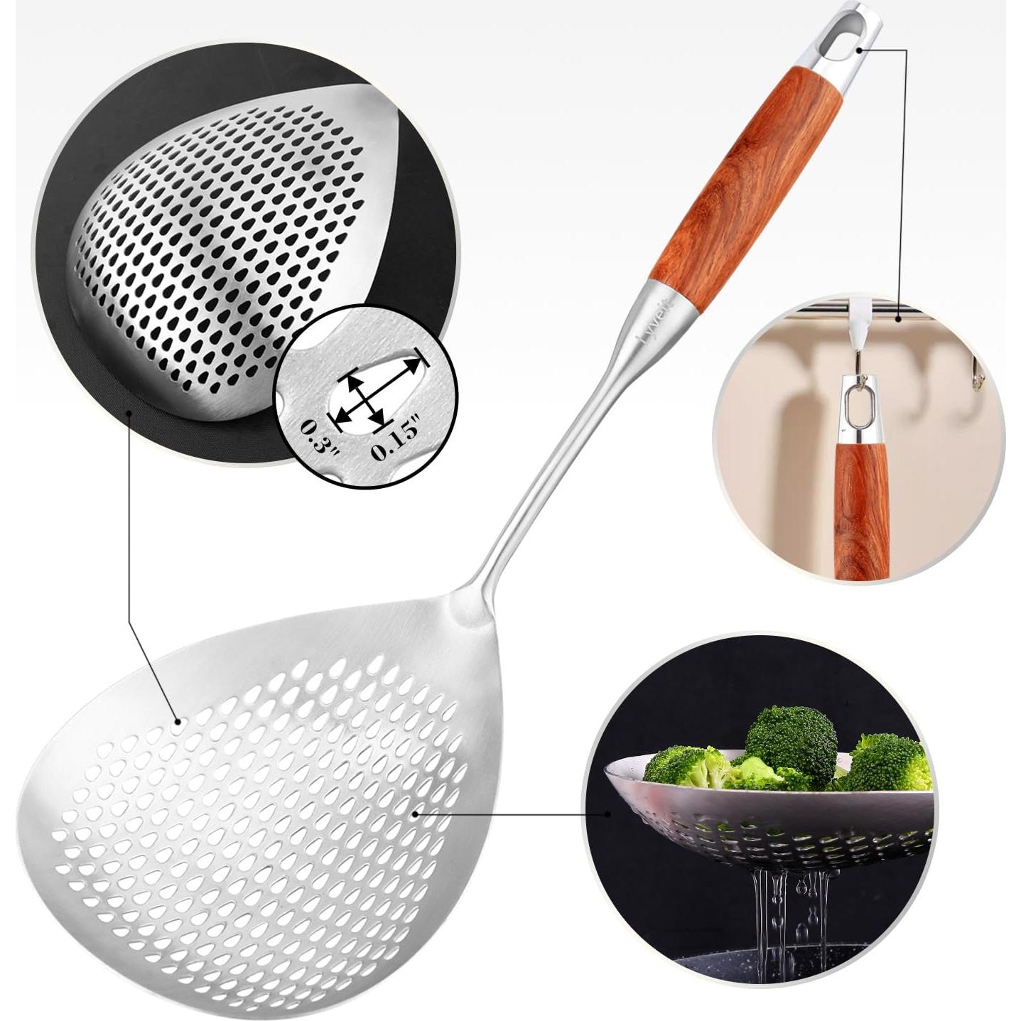 Cuchara Ranurada Grande Lyveit 40,64 cm Acero Inoxidable