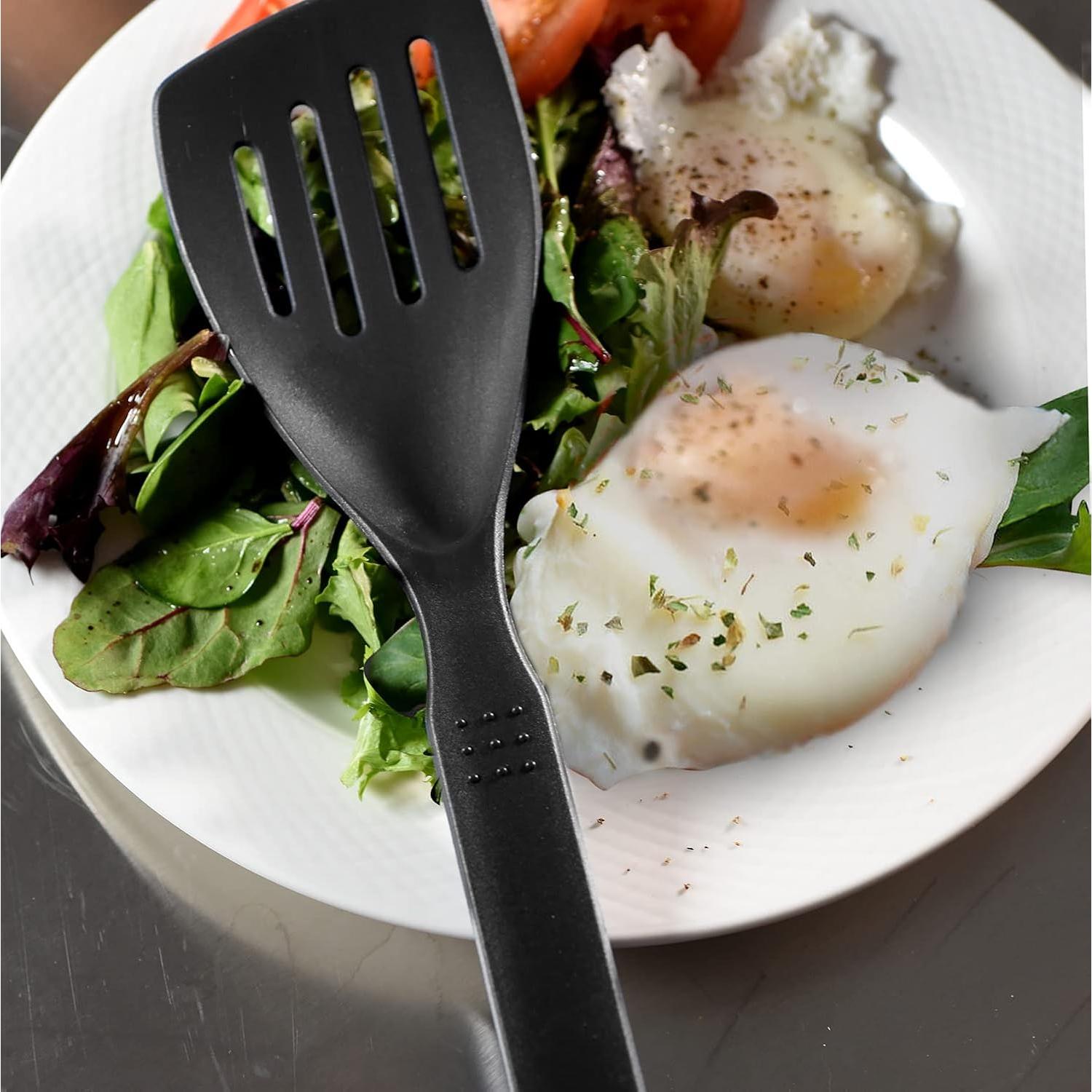 Espátula Ranurada Norpro 27cm Nylon Resistente Calor