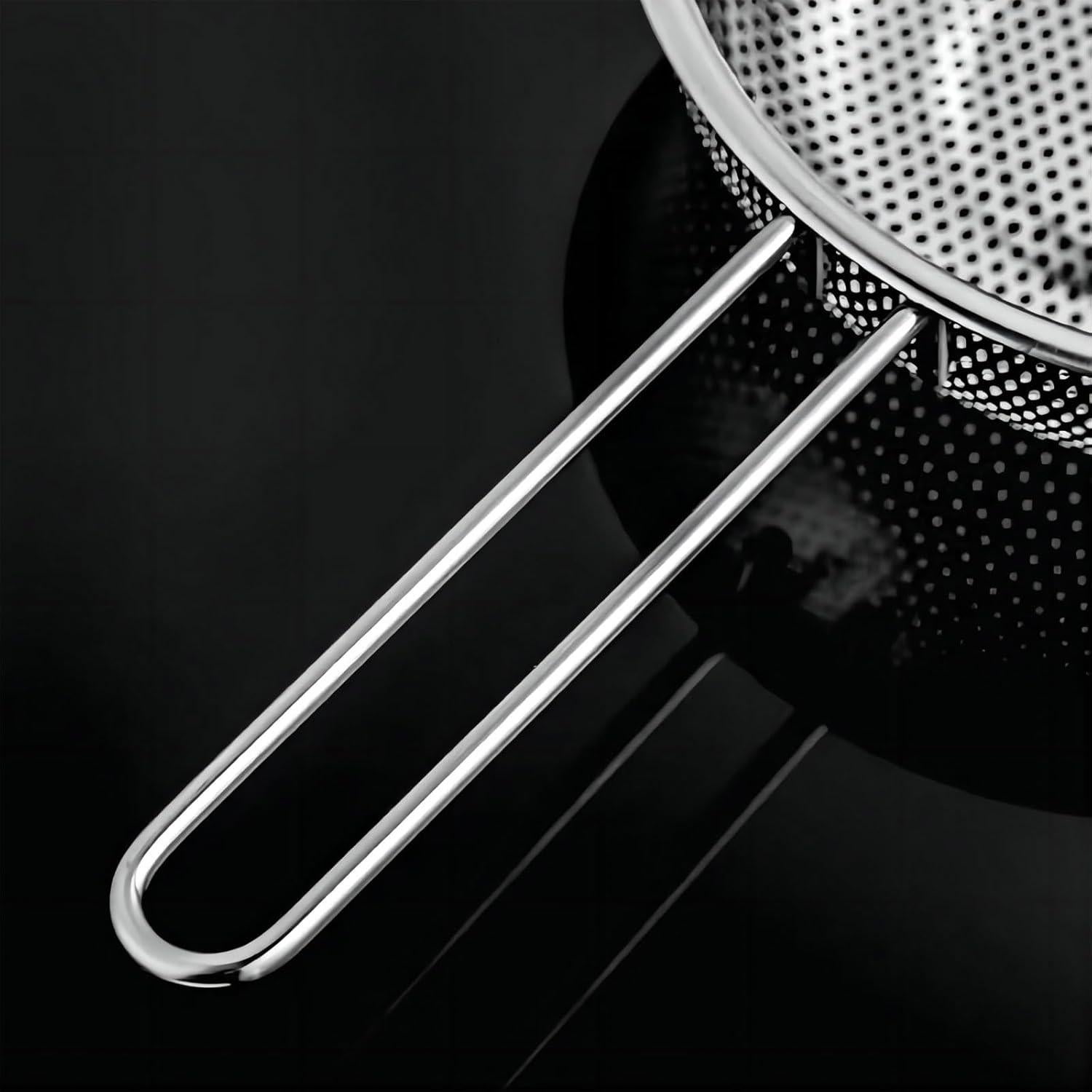 Colador de Acero Inoxidable GREATLINK 19.5 cm con Mango