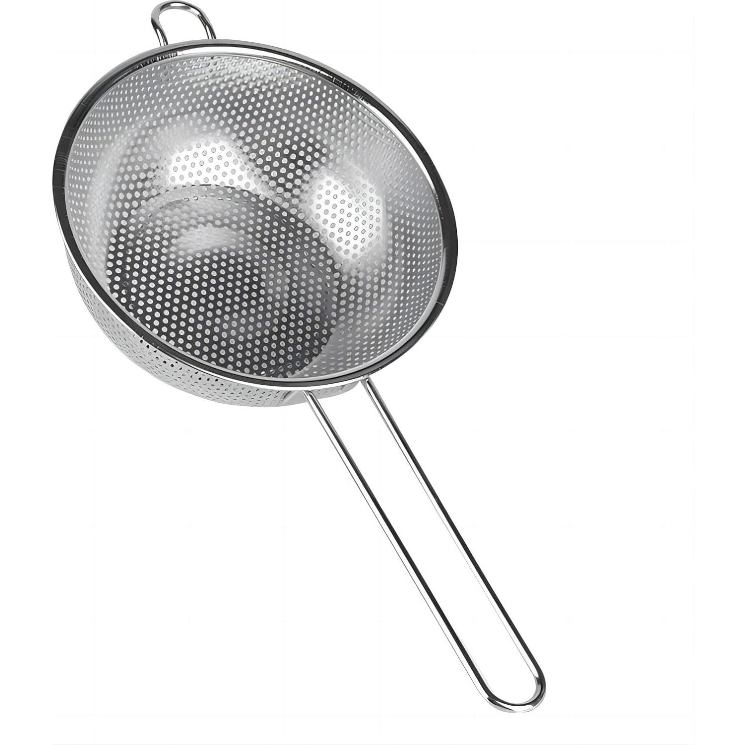 Colador de Acero Inoxidable GREATLINK 19.5 cm con Mango