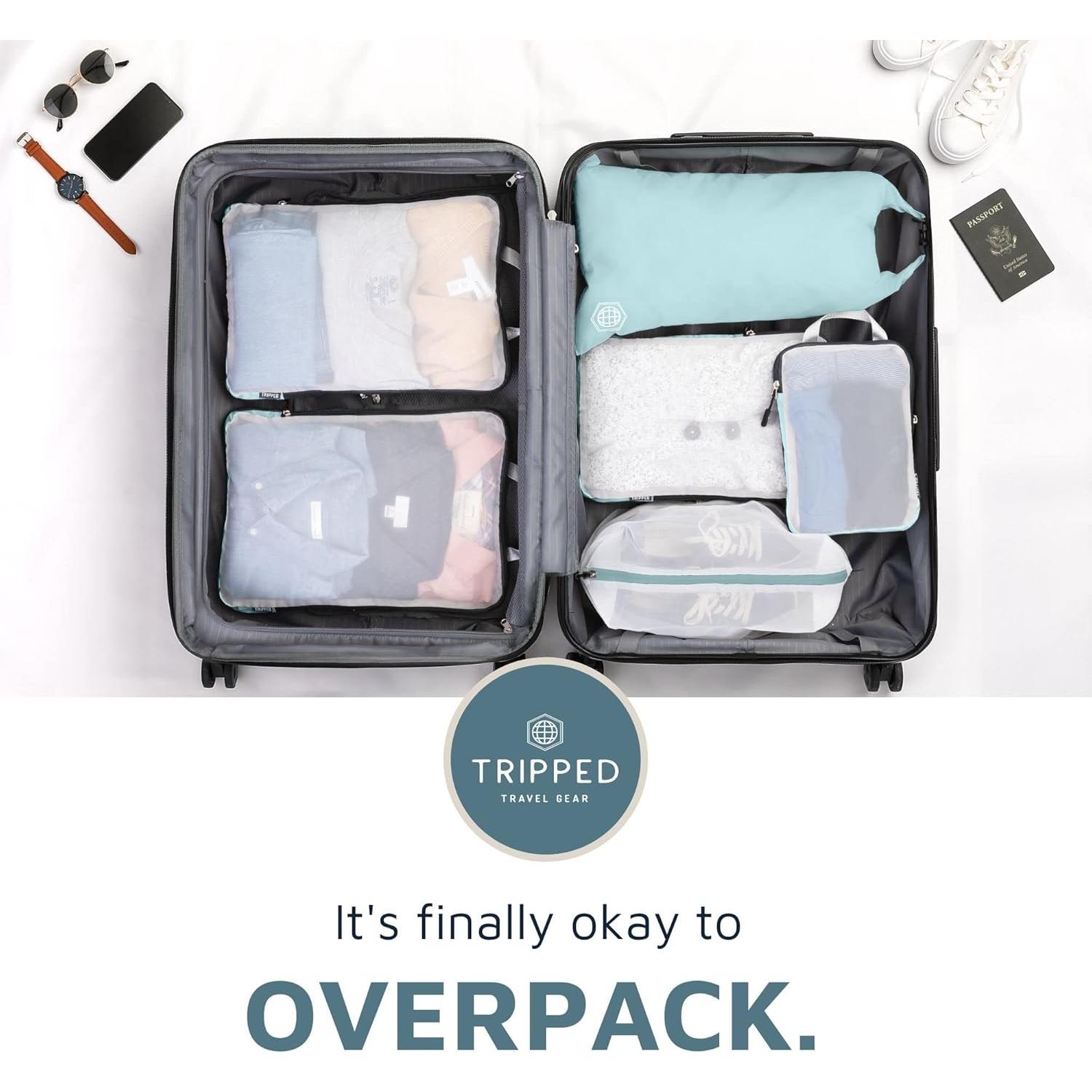 Juego de Cubos de Empaque Grande TRIPPED - Organizador de Viaje