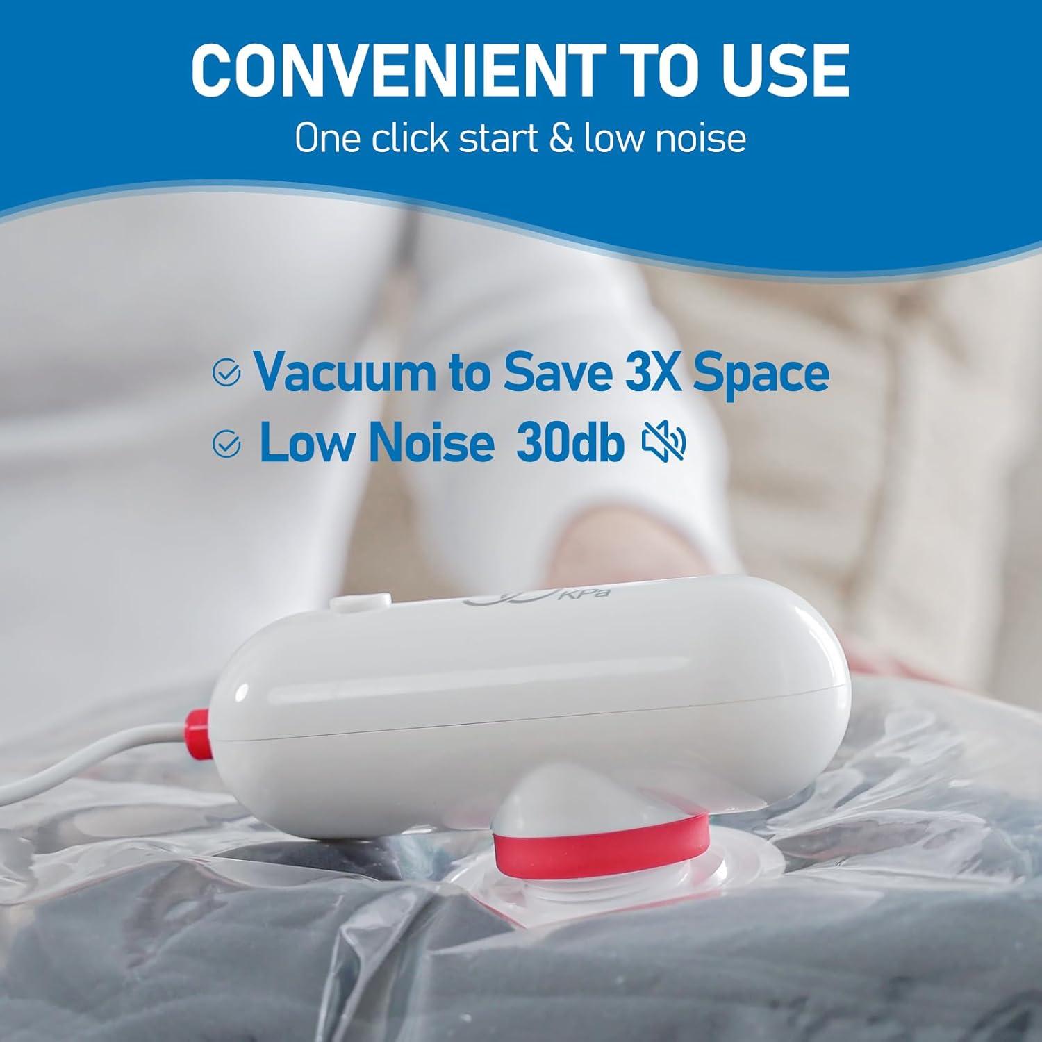 VMstr 9 Bolsas de Almacenamiento al Vacío con Bomba USB