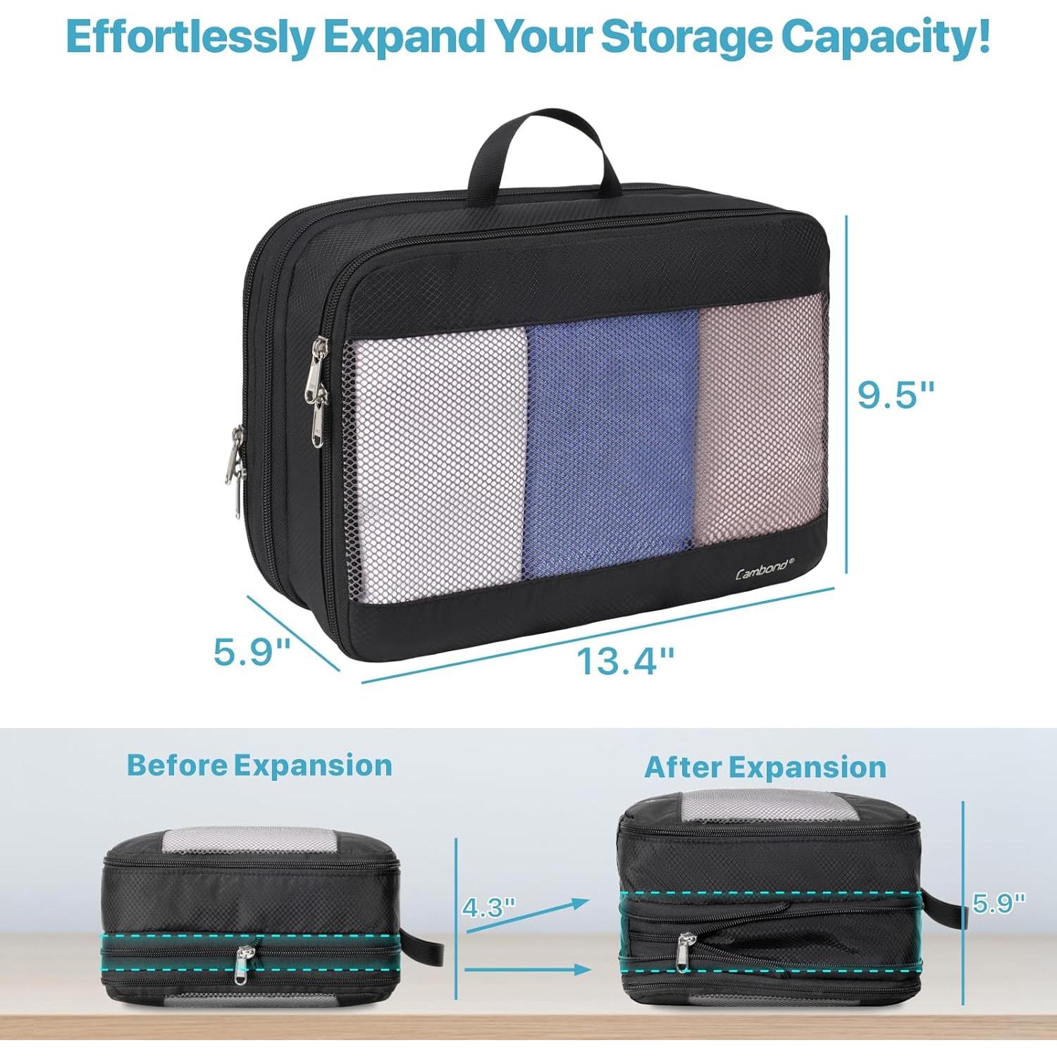 Cubo de Compresión Doble Cara Cambond 34x24 cm Negro