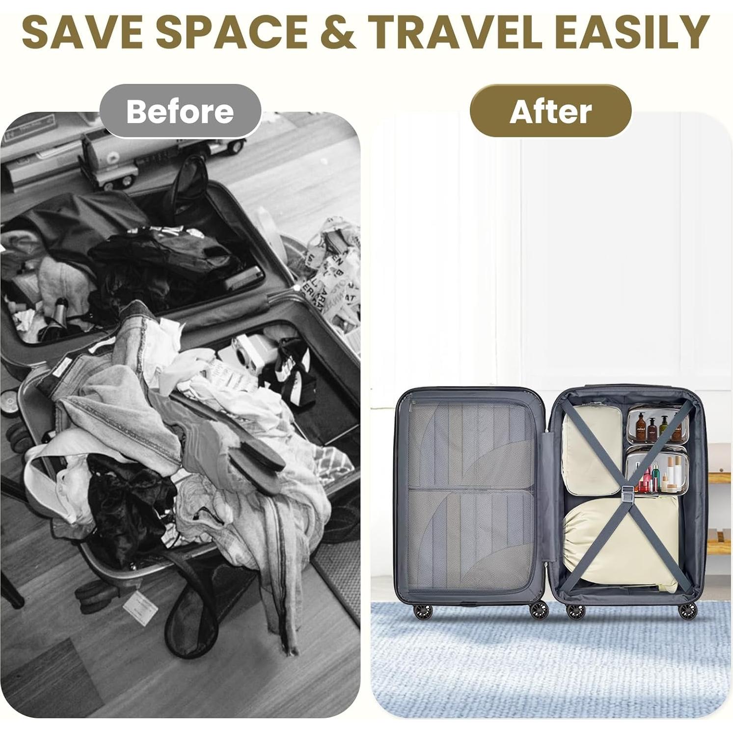 Set de 10 Cubos de Compresión Nathomaim Beige