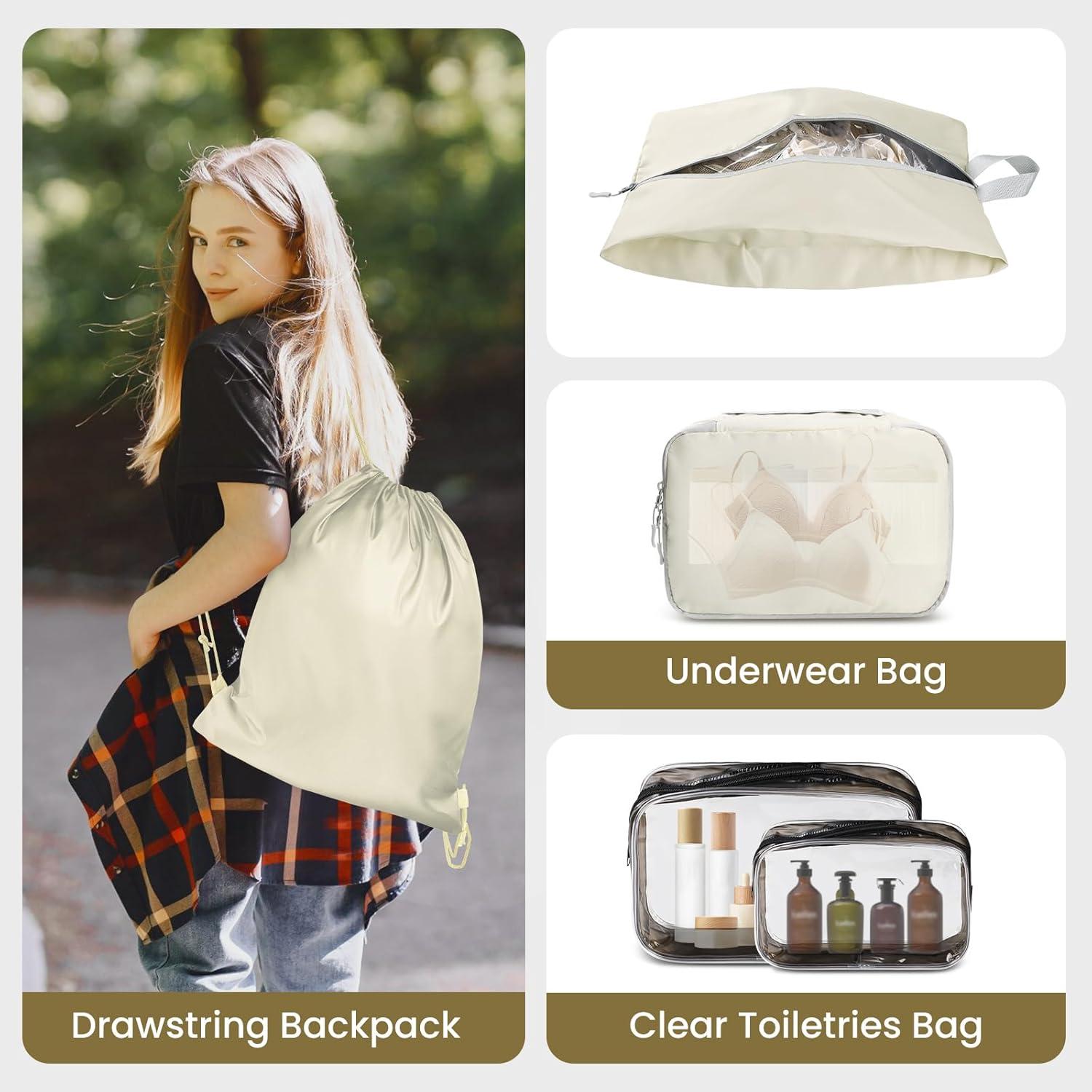 Set de 10 Cubos de Compresión Nathomaim Beige