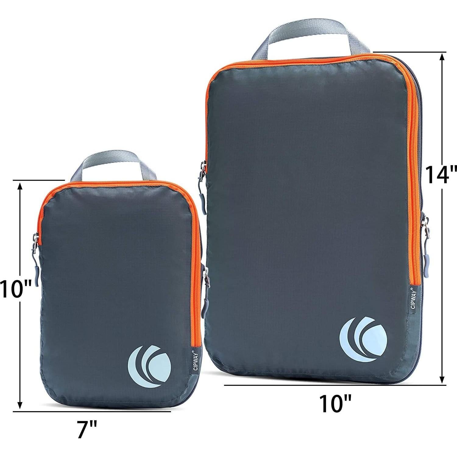 Juego de Cubos de Compresión Cipway 3pcs Gris Nylon