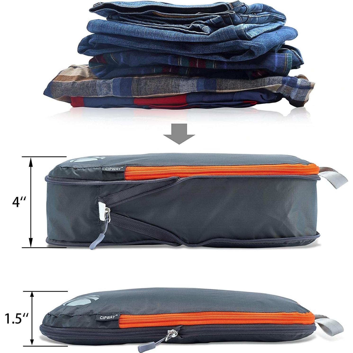 Juego de Cubos de Compresión Cipway 3pcs Gris Nylon