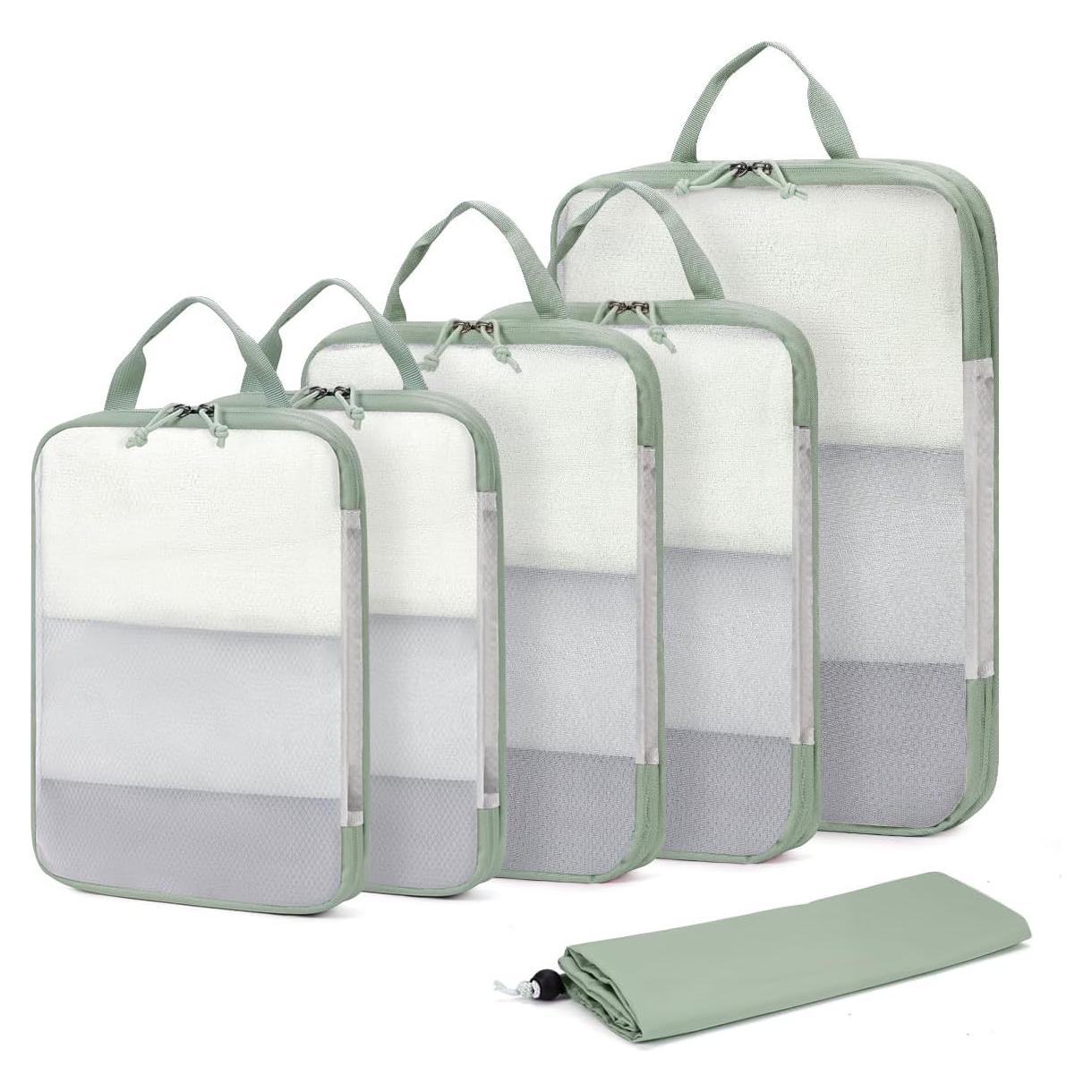 Set de Cubos de Compresión ECOHUB 6 Piezas Verde