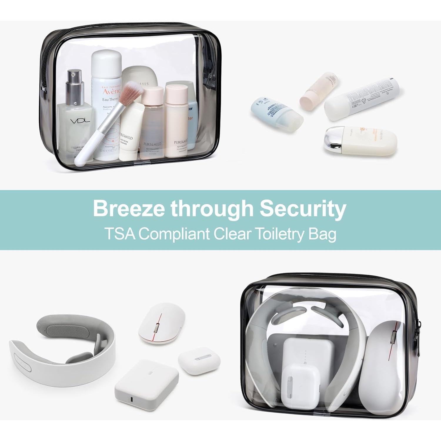 Cubos de Compresión Cambond para Viaje - Organizador Negro