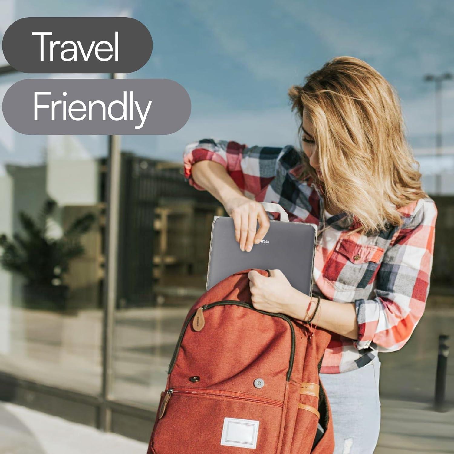 Set de 6 Cubos de Compresión Travelvaez Gris 40x31 cm