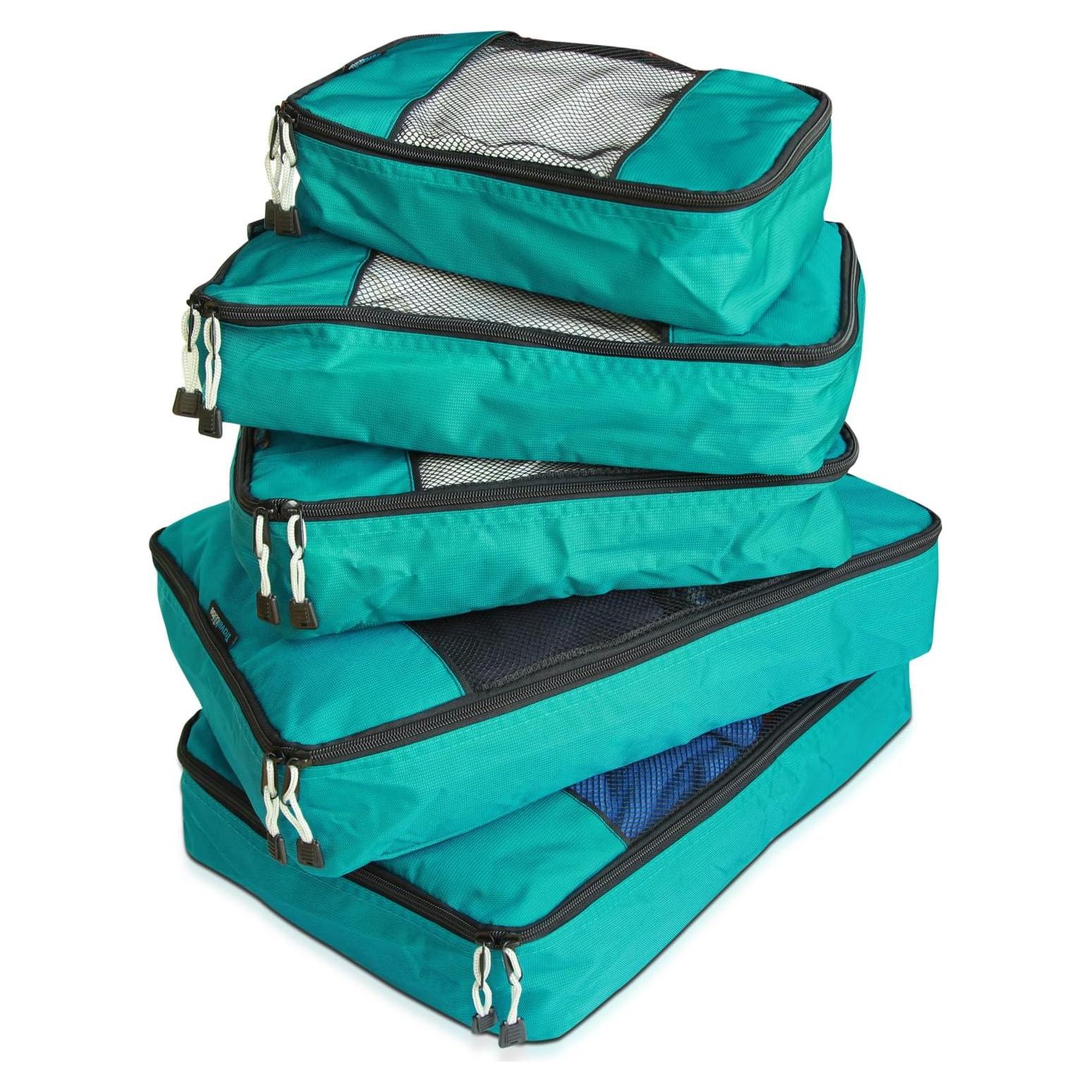Set de Cubos de Empaque TravelWise 5 Piezas Verde