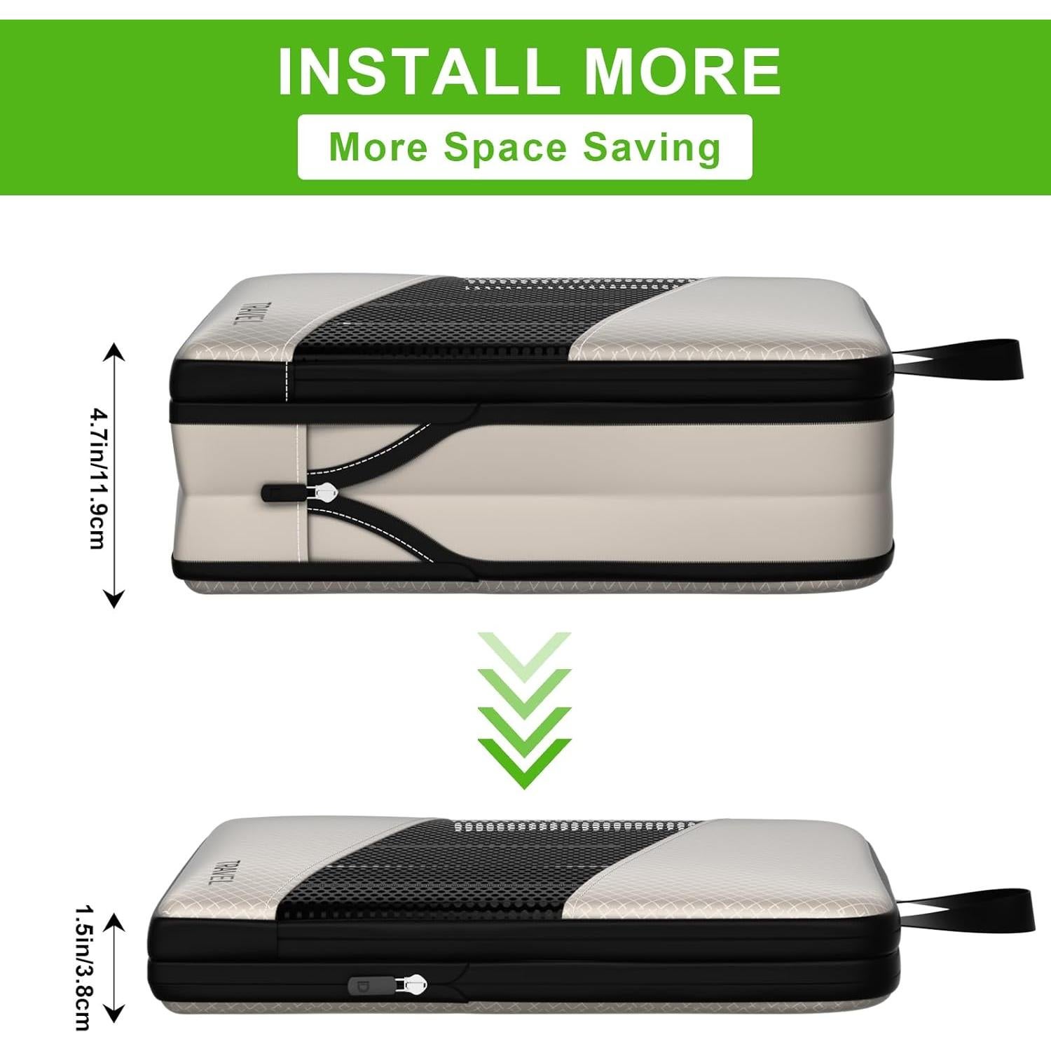 Cubos de Compresión UNTIFUL 6 Set Organizador de Viaje