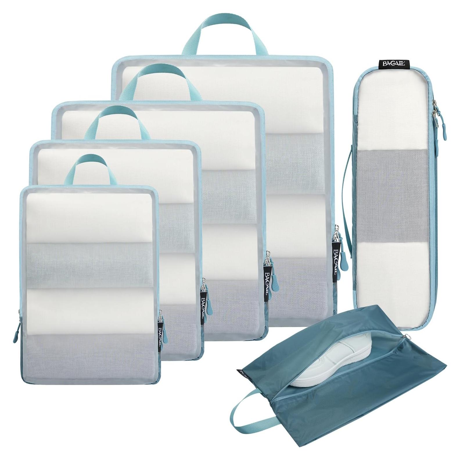 BAGAIL 6 Set Cubos de Compresión Ultraligeros Viaje