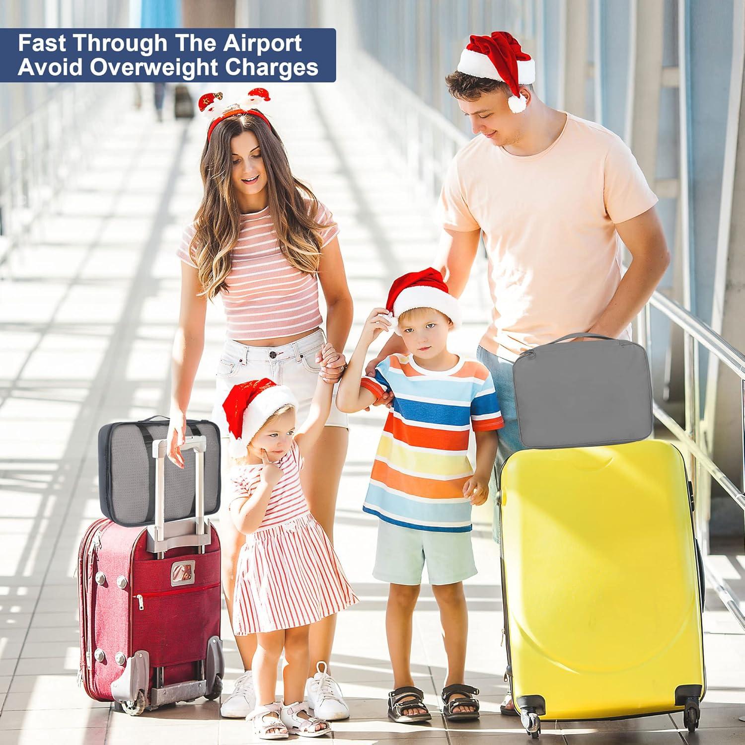 Set de 8 Cubos de Empaque kingdalux Gris para Viaje