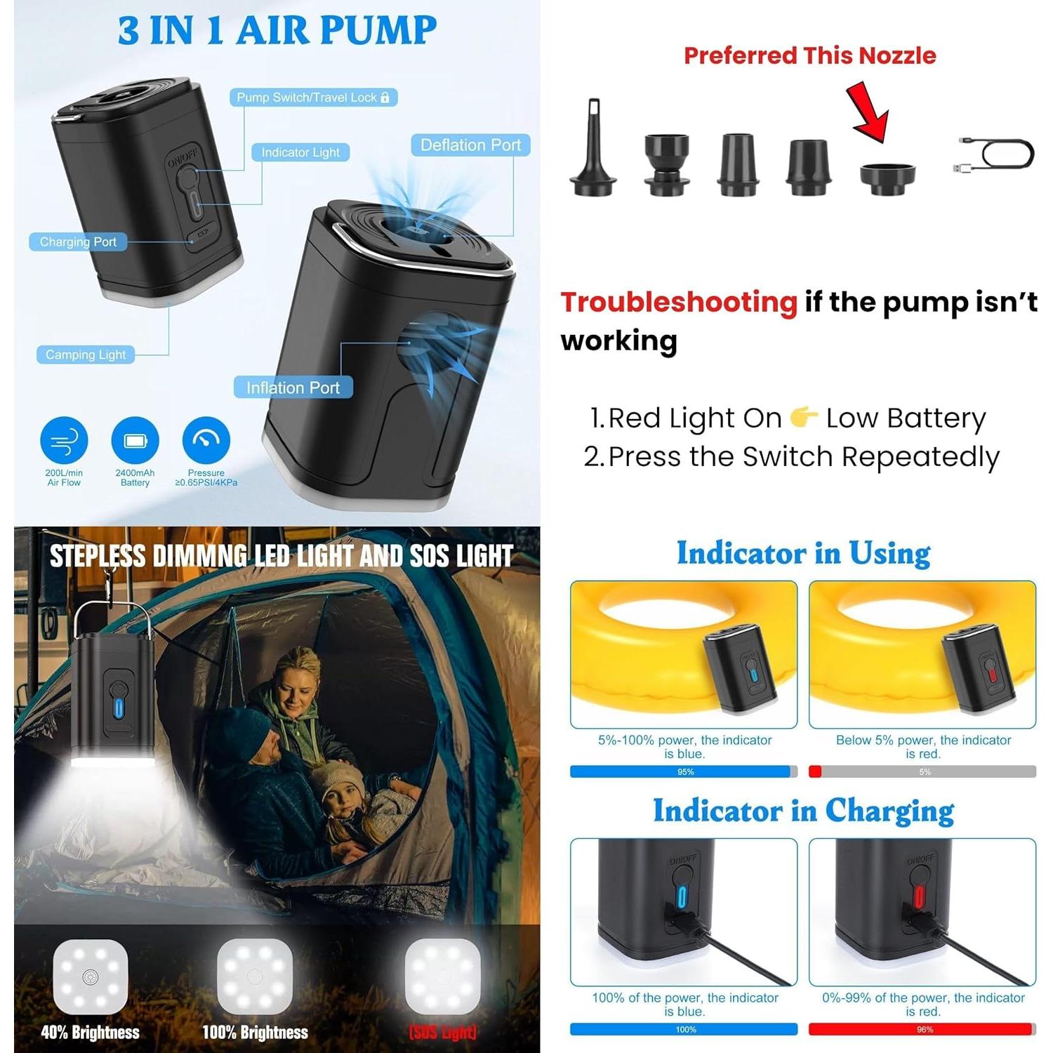 Bolsas de Vacío MEGABACK 2PC+Bomba Impermeables 30L