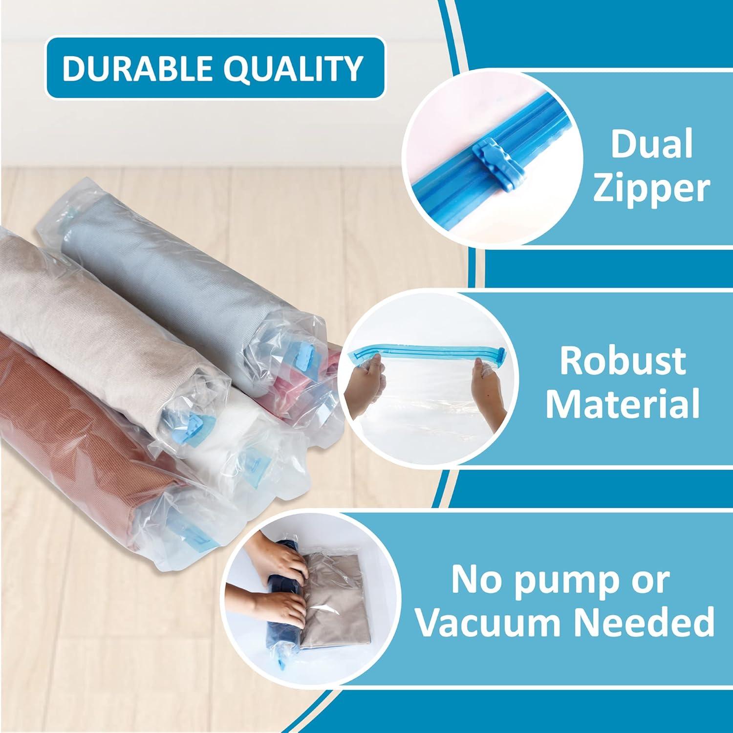 Bolsas de Compresión Cozy Essential 24 Piezas Ahorra Espacio